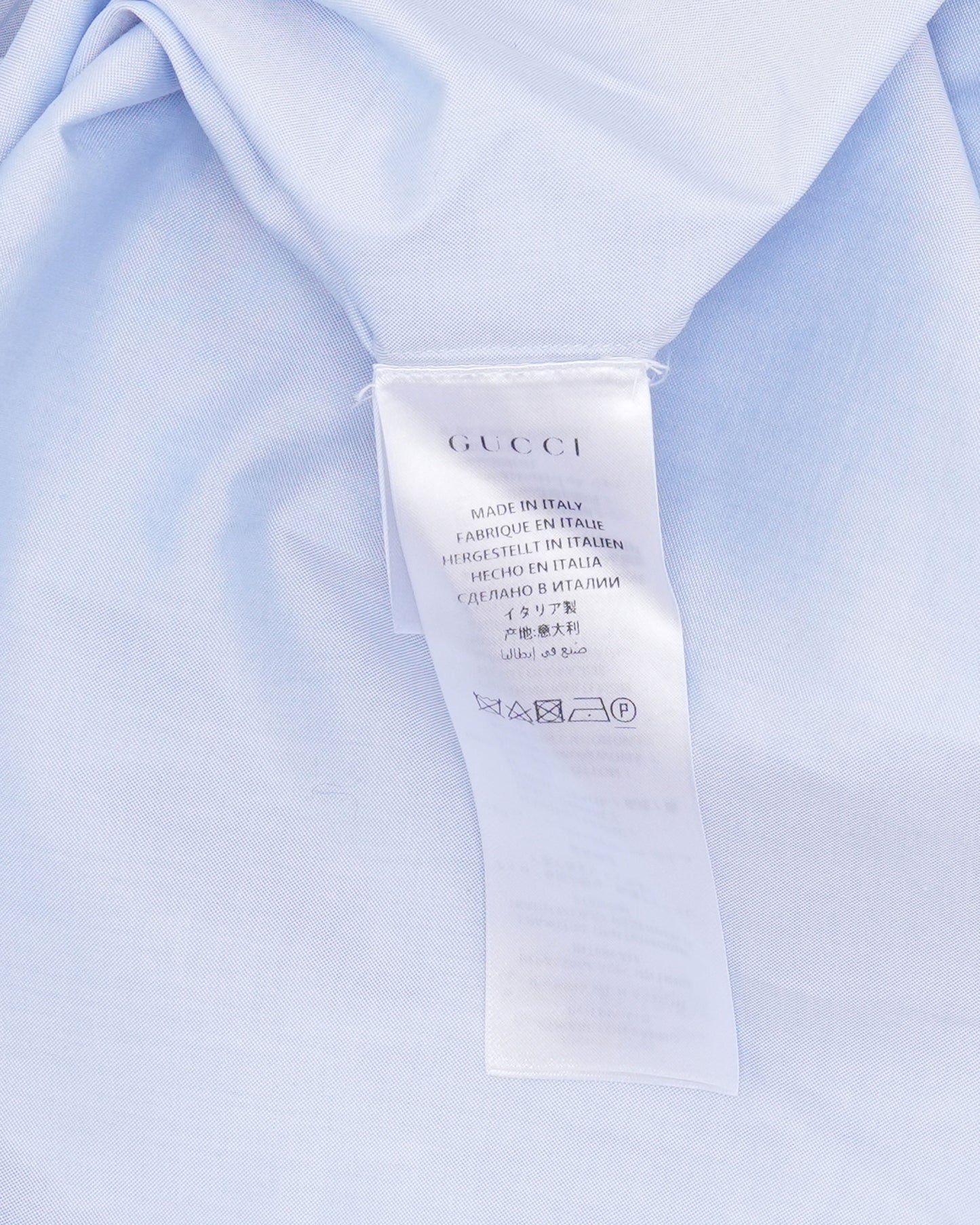 Dragon Embroidered Oxford Sleeve Shirt