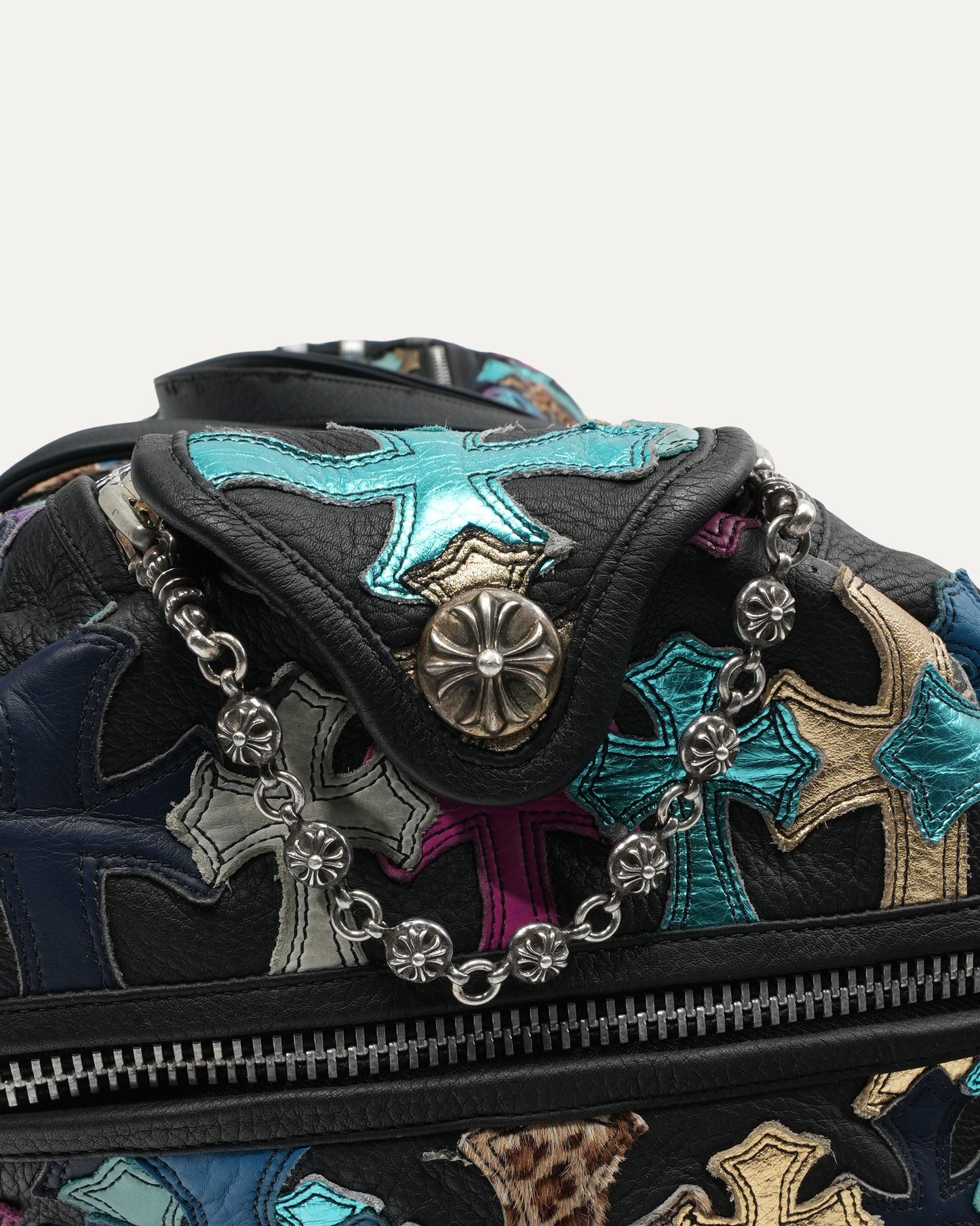XXL Multicolor Cross Patch Duffel Bag