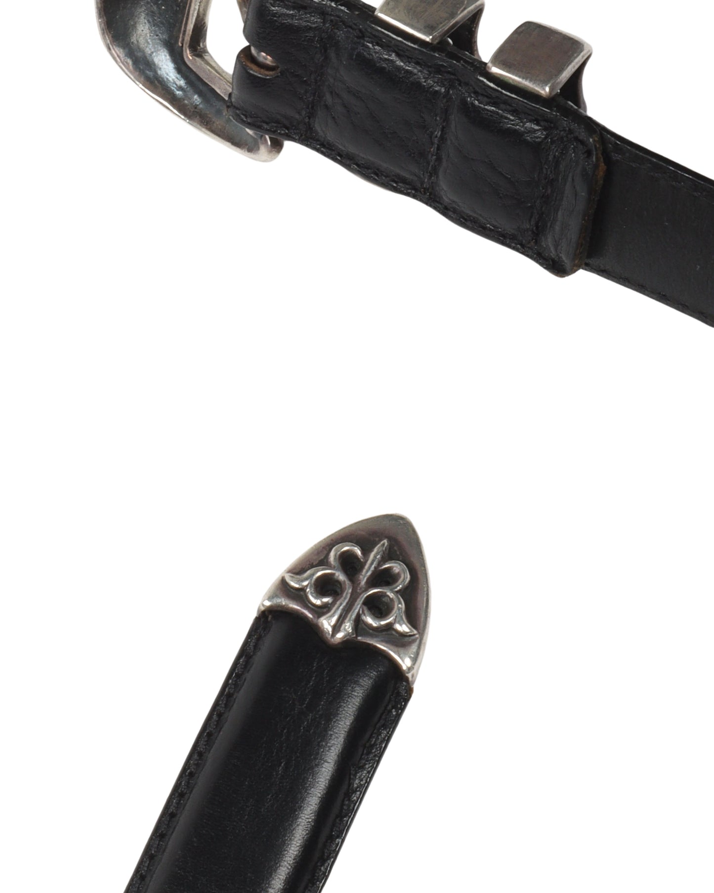 Thin Three Piece Floral Belt