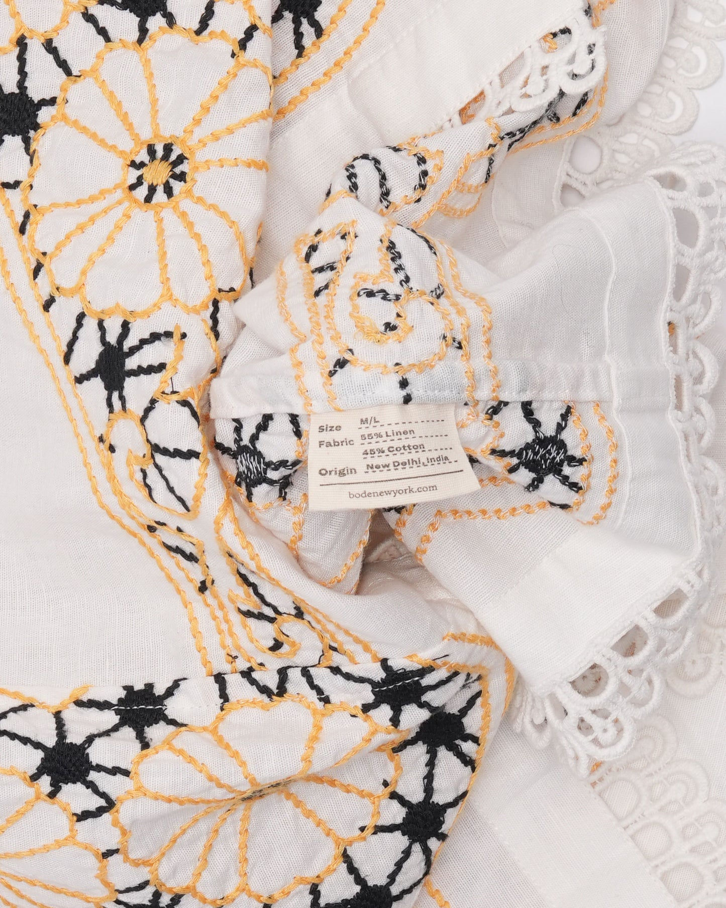 Embroidered Linen Shirt