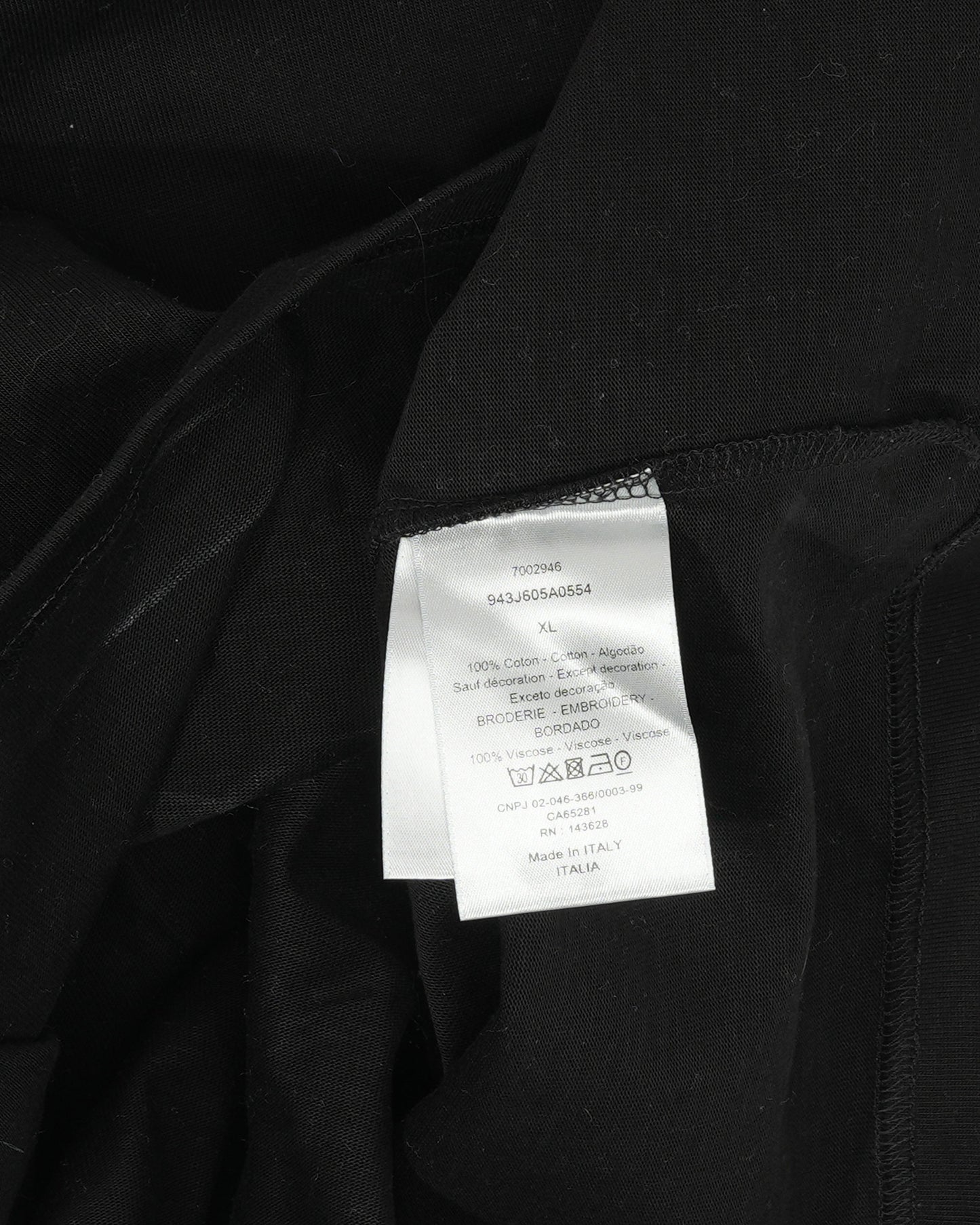 CD Embroidered T-Shirt