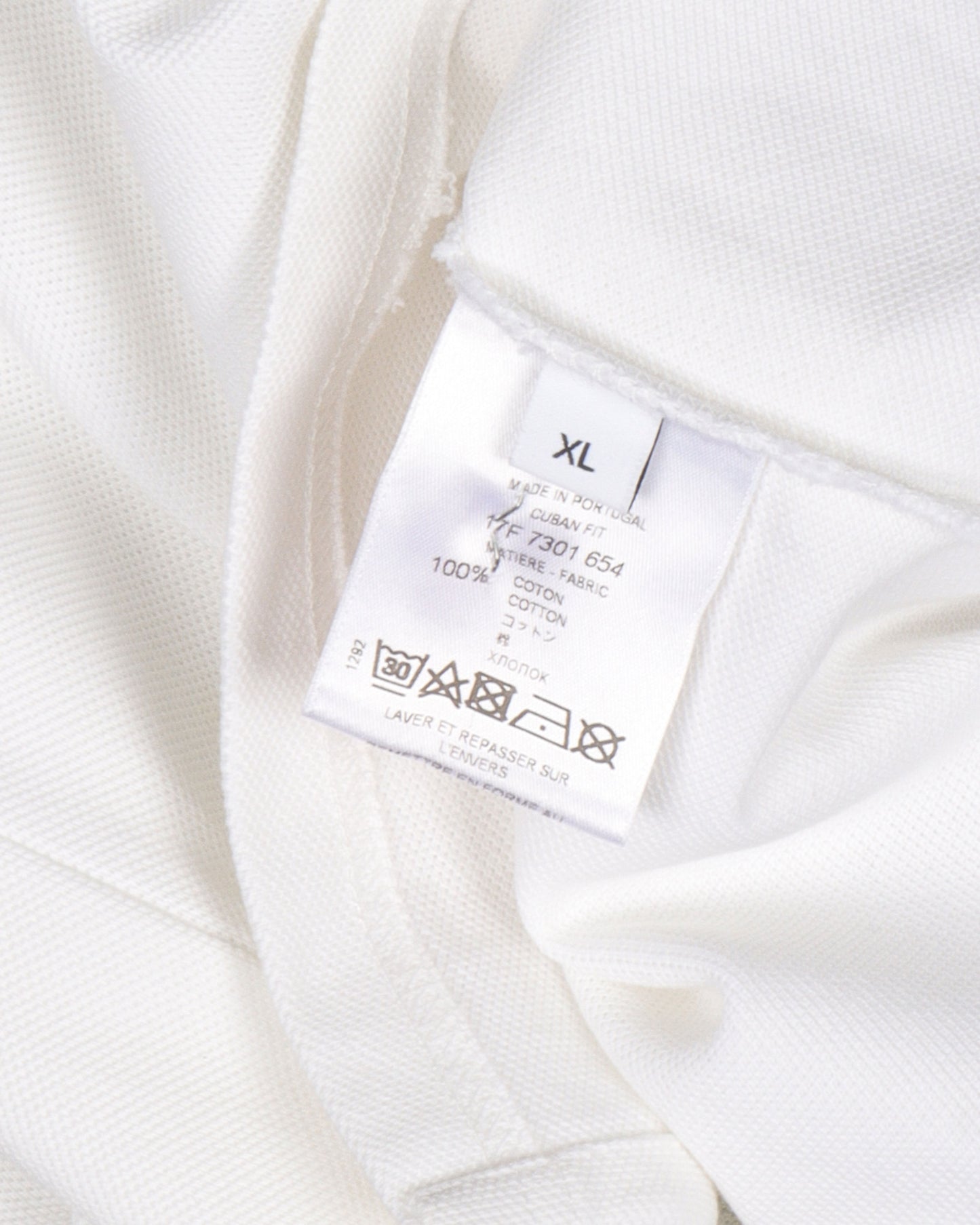 Striped Sleeve Star Logo Polo Shirt