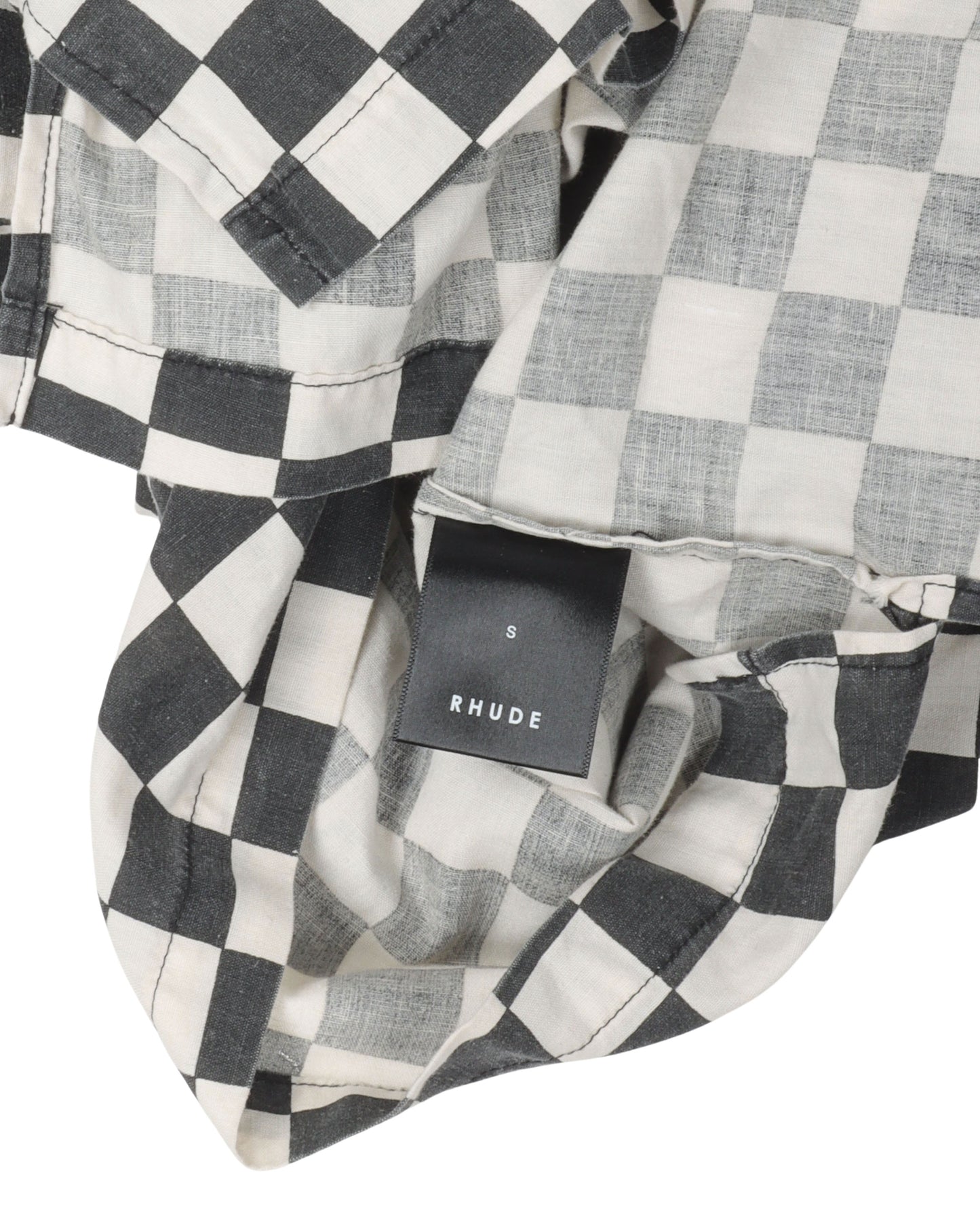 Checkered Camp Collar Shirt