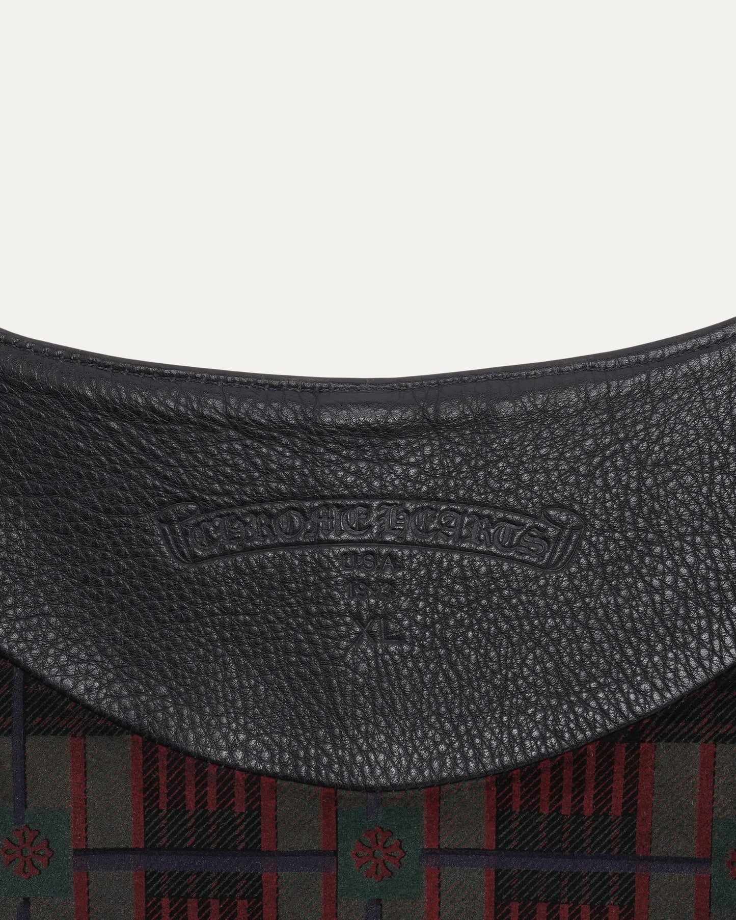 Silver Embellished Plus Cross Patch Leather Vest