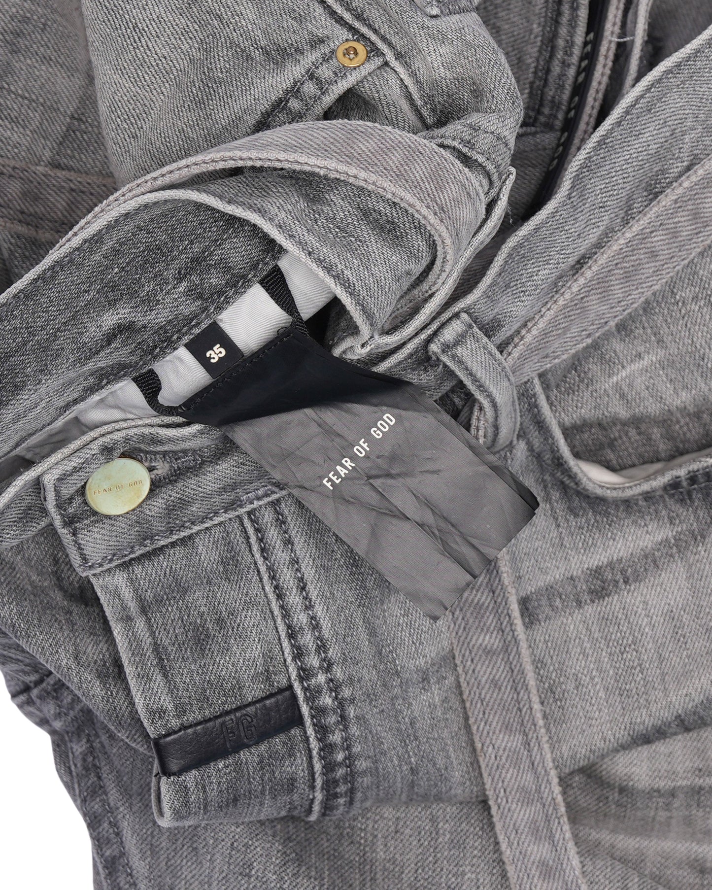 Sixth Collection Belted Jeans