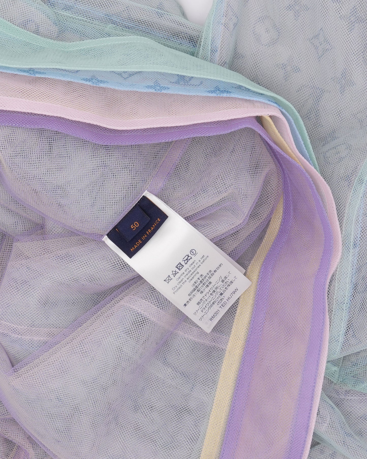 Multicolor Monogram Tulle Trucker Jacket