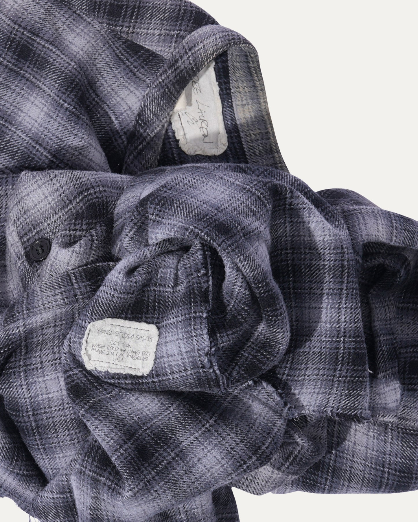 Plaid Flannel Studio Shirt