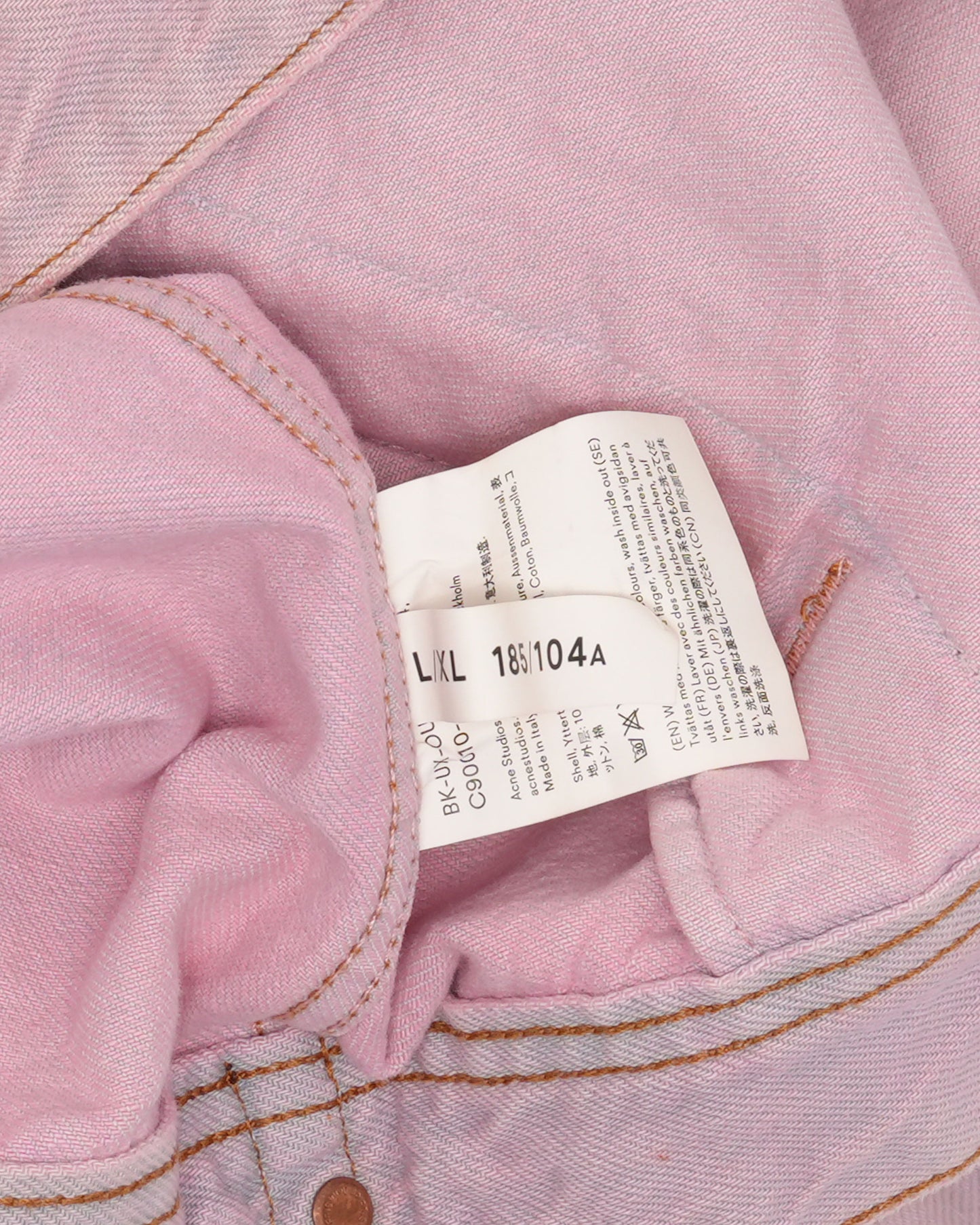 Bla Konst Peppeur Denim Jacket Pink