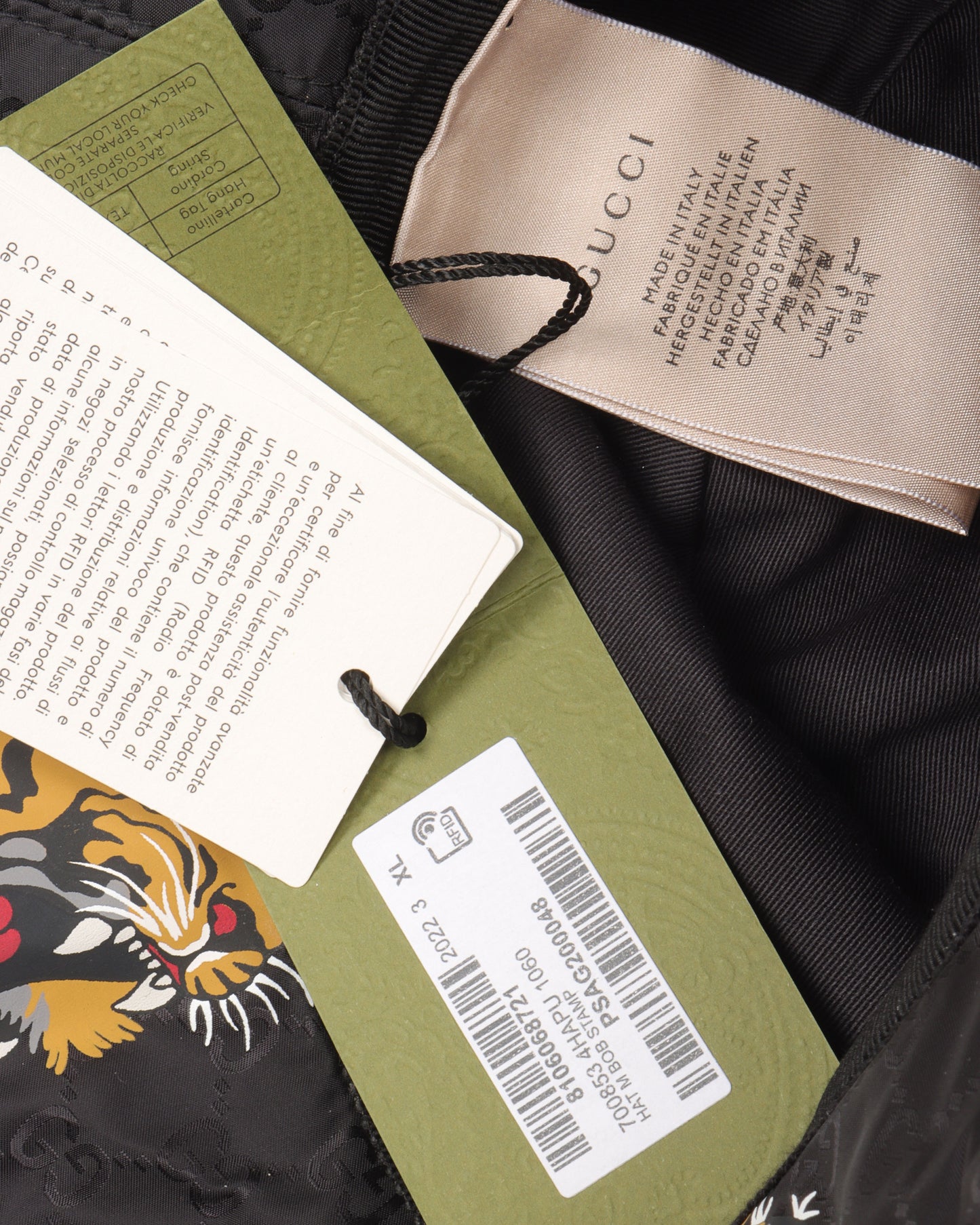 Nylon Tiger Bucket Hat