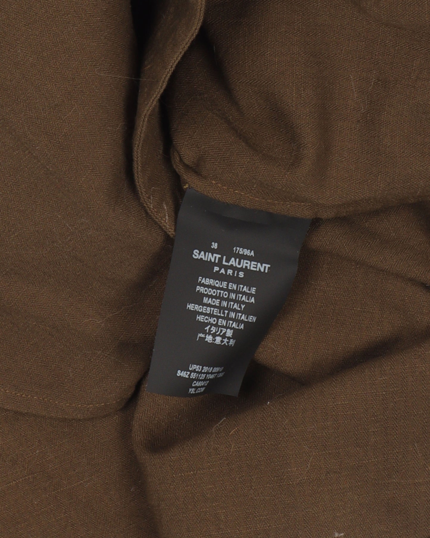 Raw Hem Western Shirt