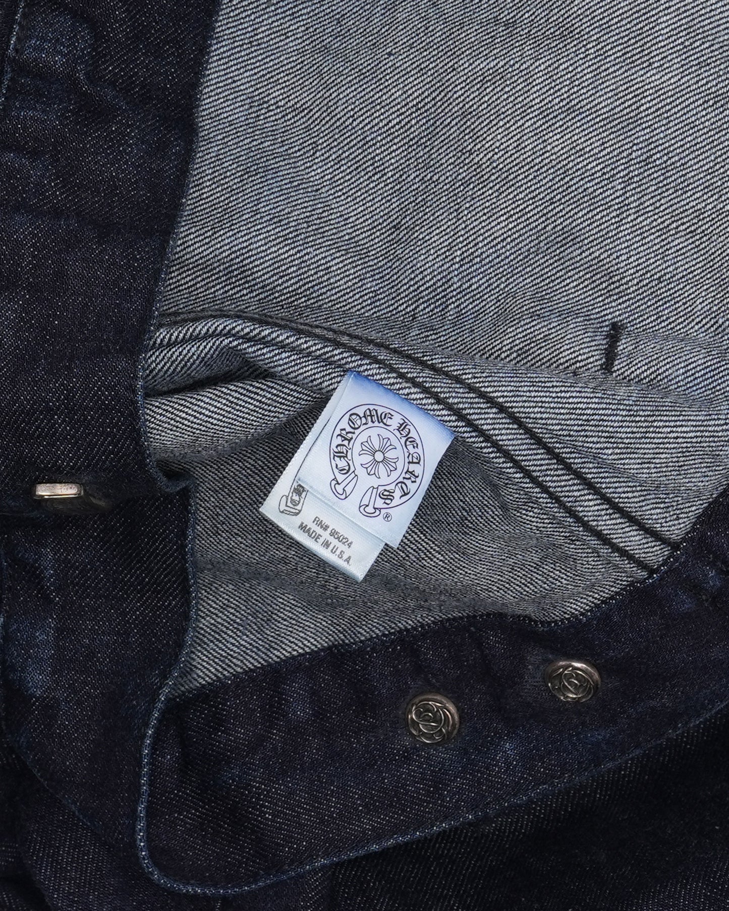 Cross Patch Denim Trucker Jacket