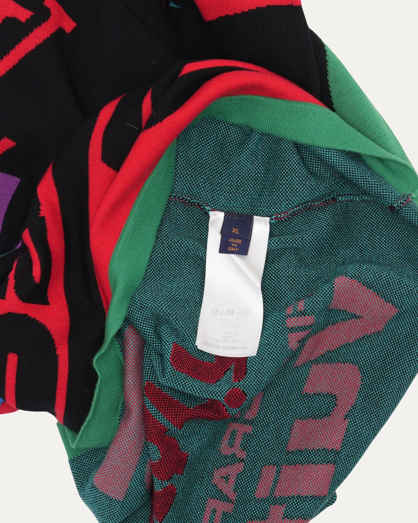 2054 Multi Logo Intarsia Knit Sweater