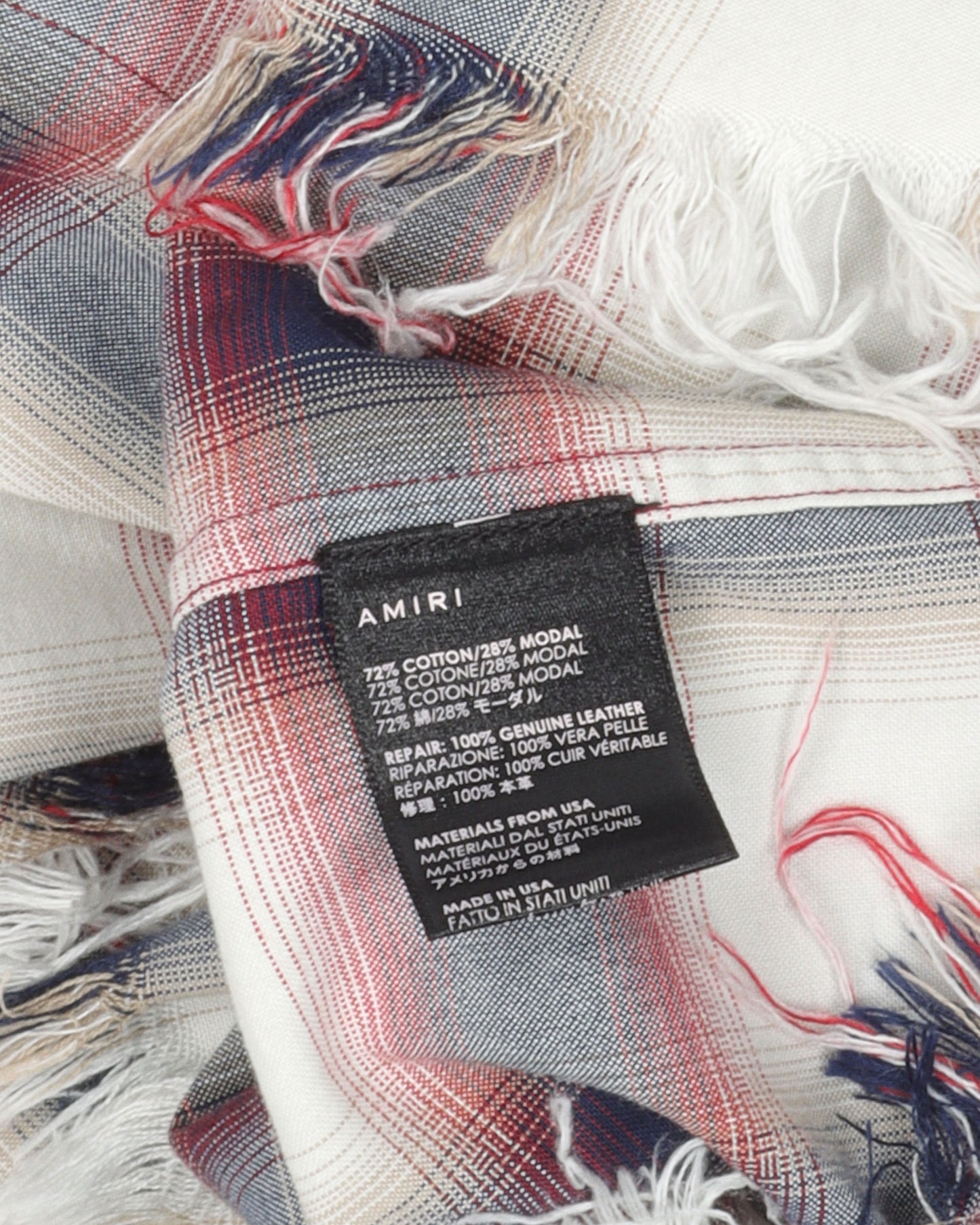 Logo Plaid Pocket Shirt