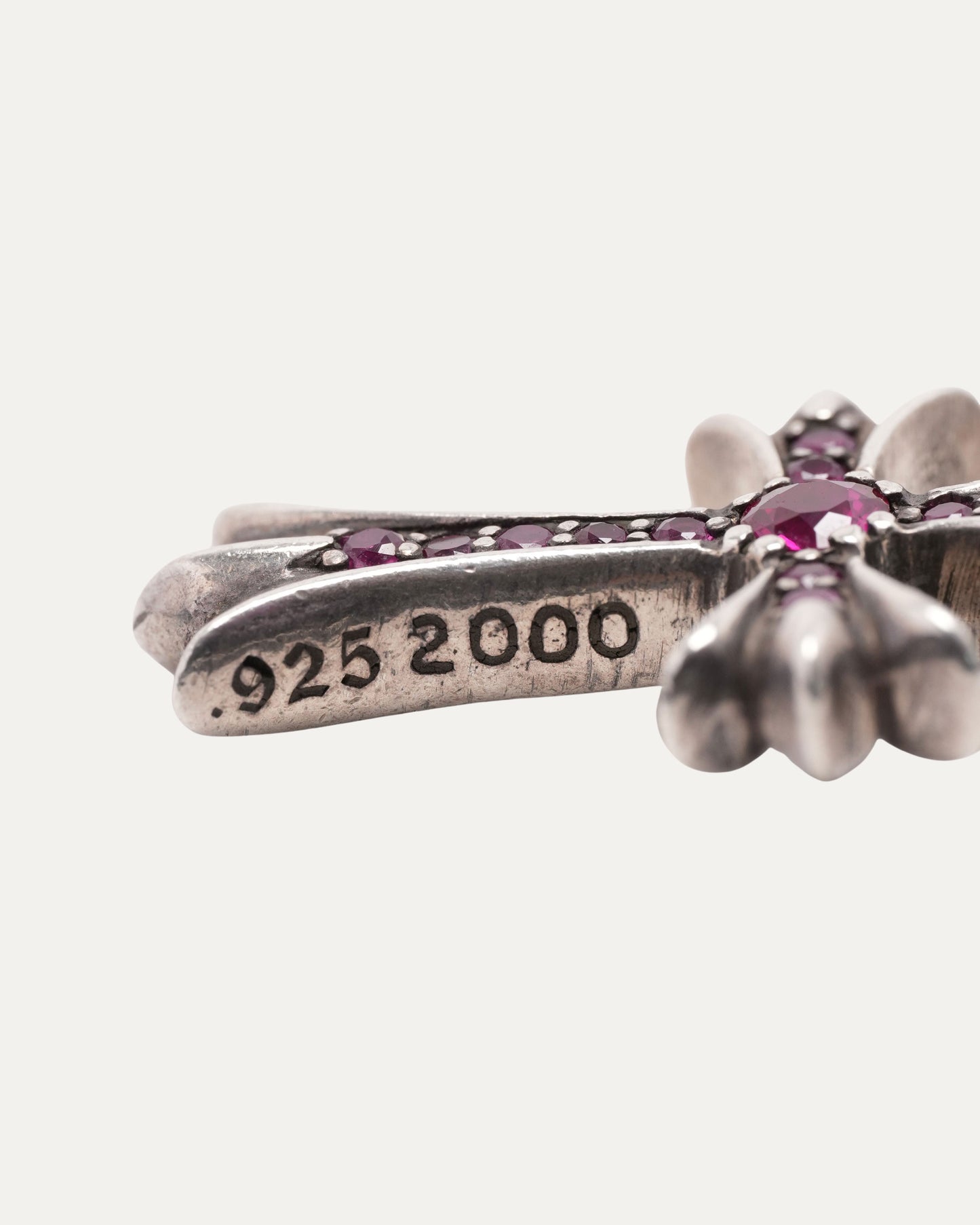 Pink Sapphire Tiny Fat Pendant