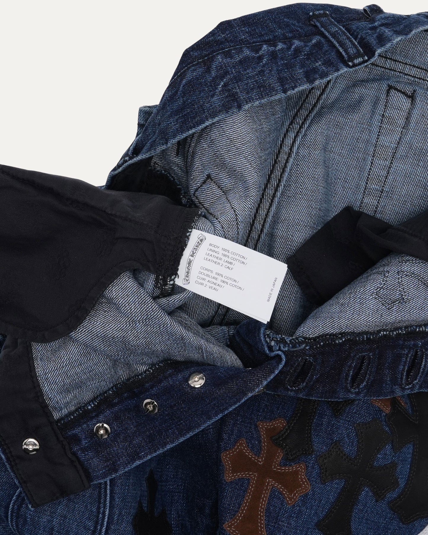 Turbo Diesel Cross Patch Fleur Knee Jeans