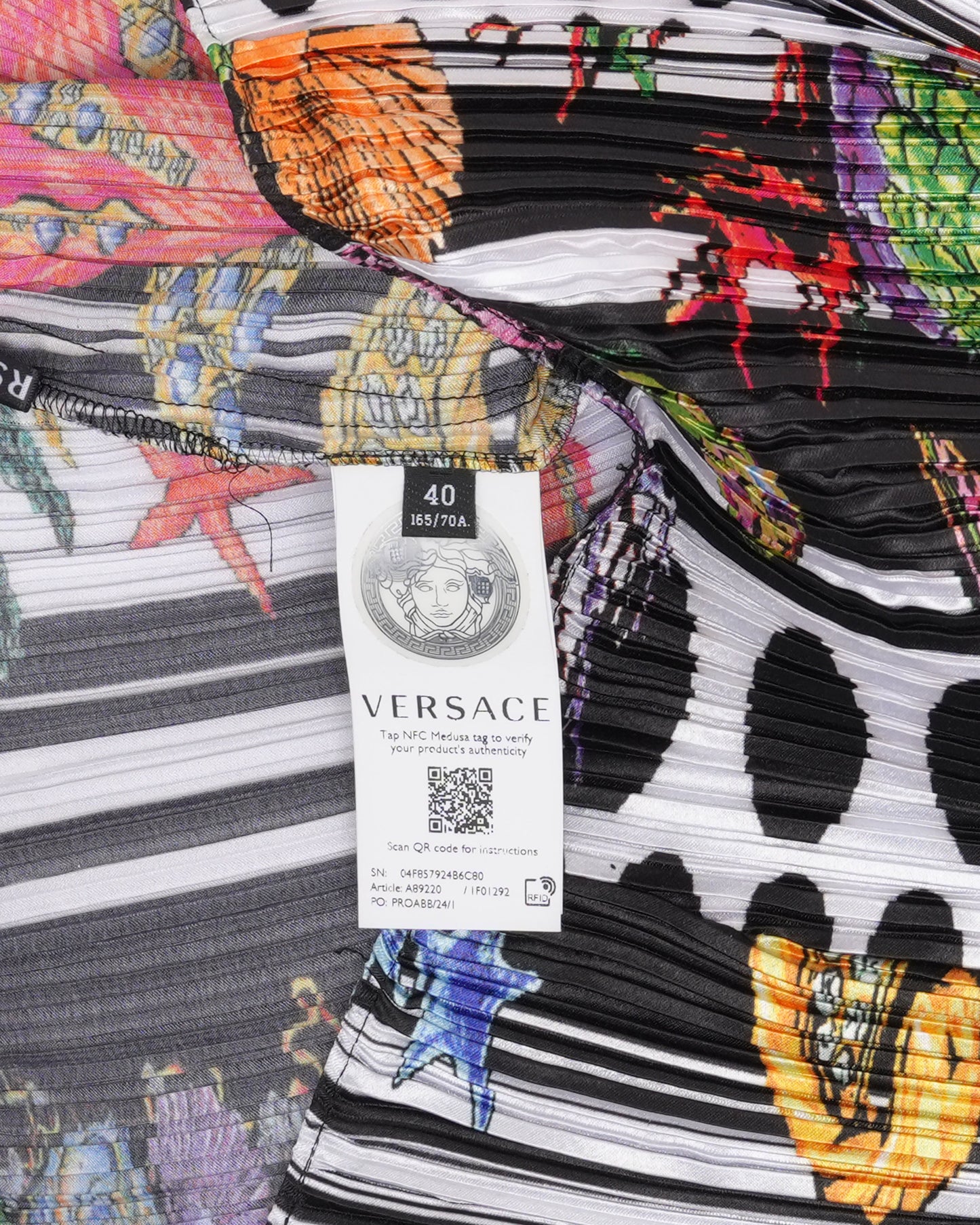 Pleated Sea Life Printed Pants
