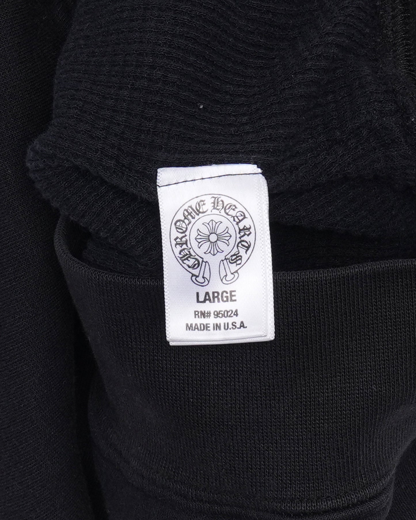 Vintage Scroll Logo Thermal Zip-Up Hoodie