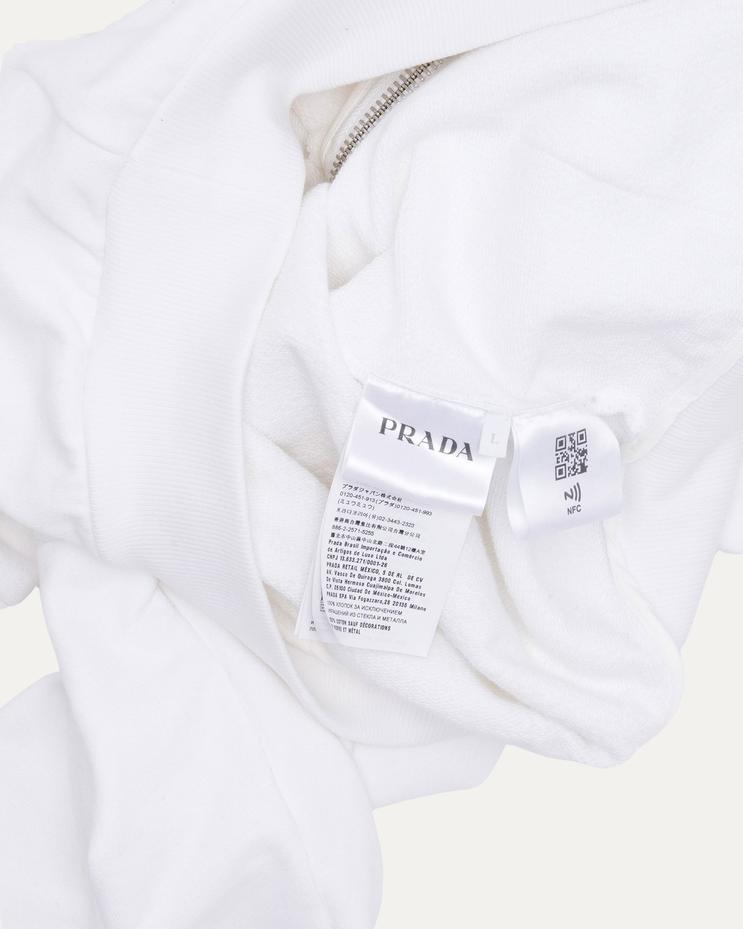 Runway Crystal Zip Up Hoodie