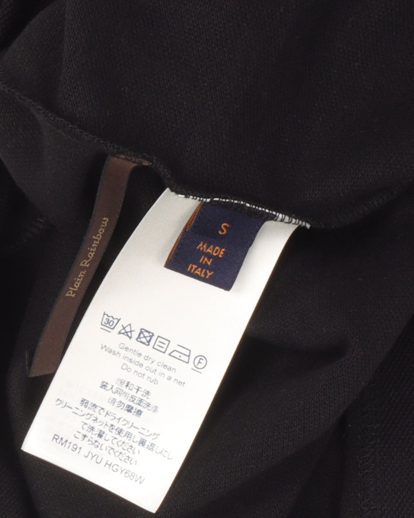 Rainbow Collar Half Zip Polo Shirt