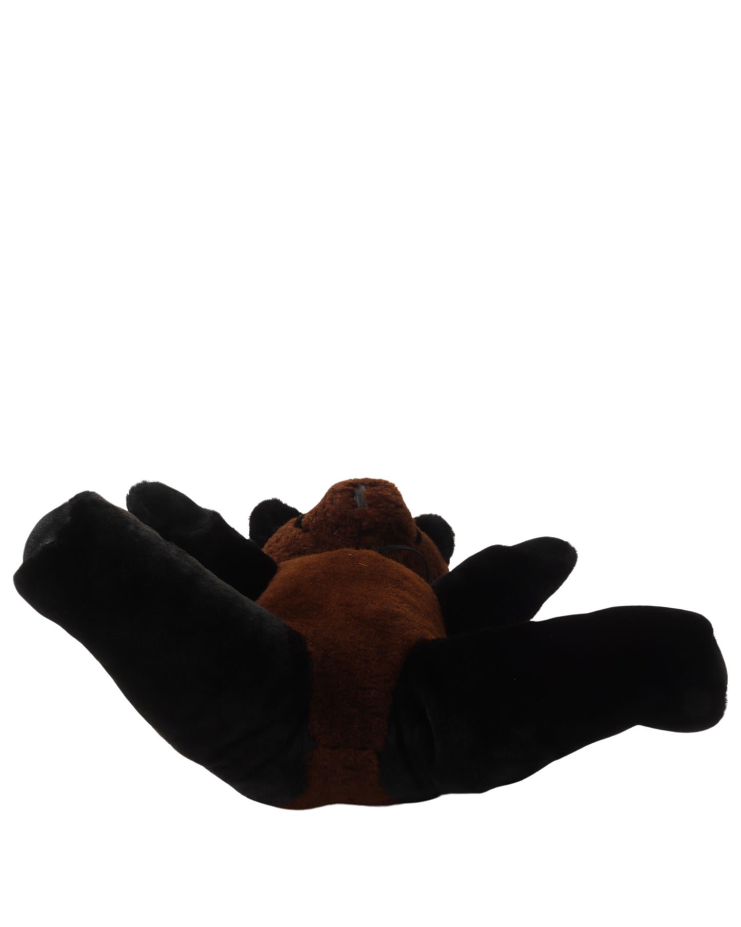 Two-Tone Teddy Bear w/ Dagger Necklace