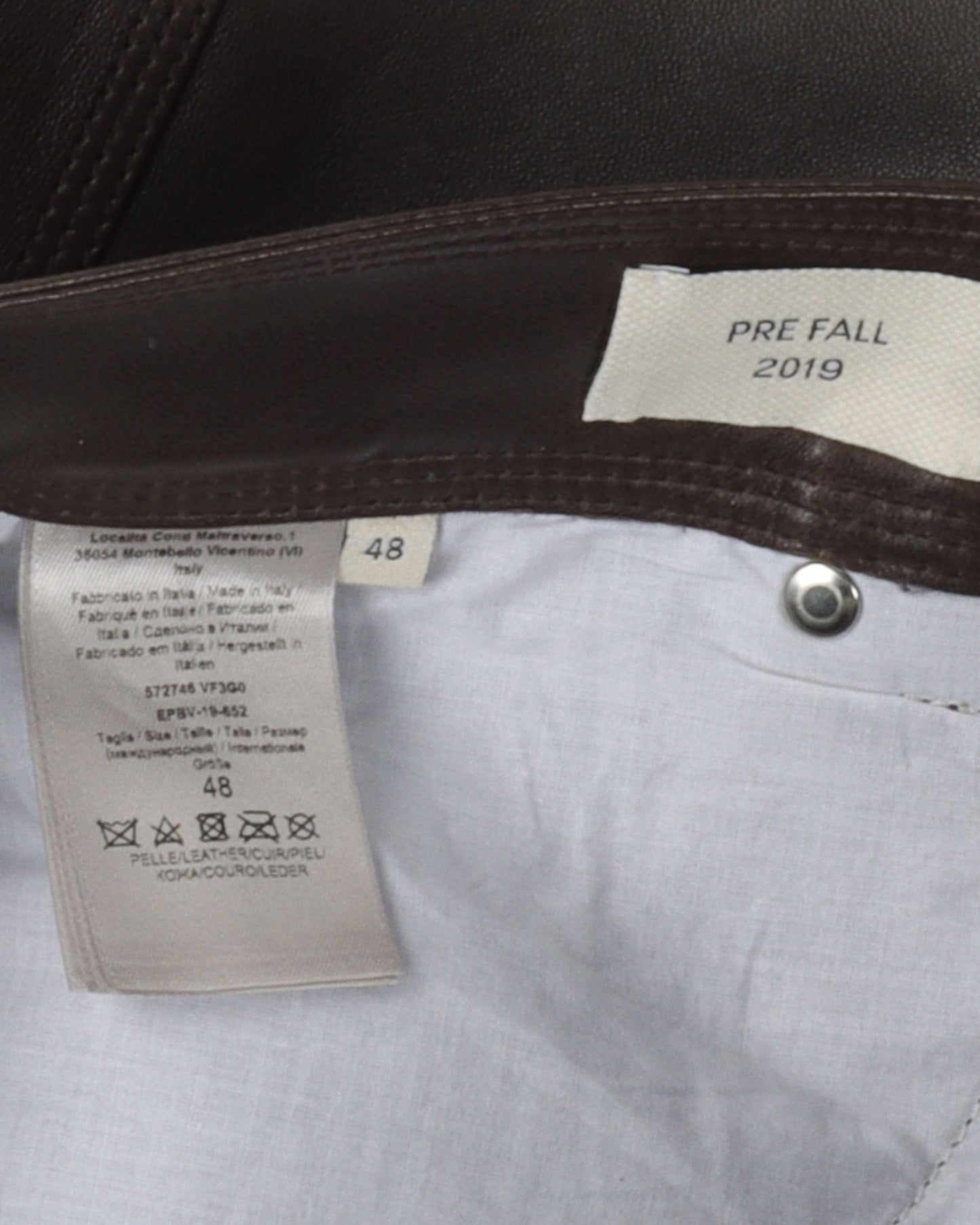 Lamb Leather Carpenter Shorts