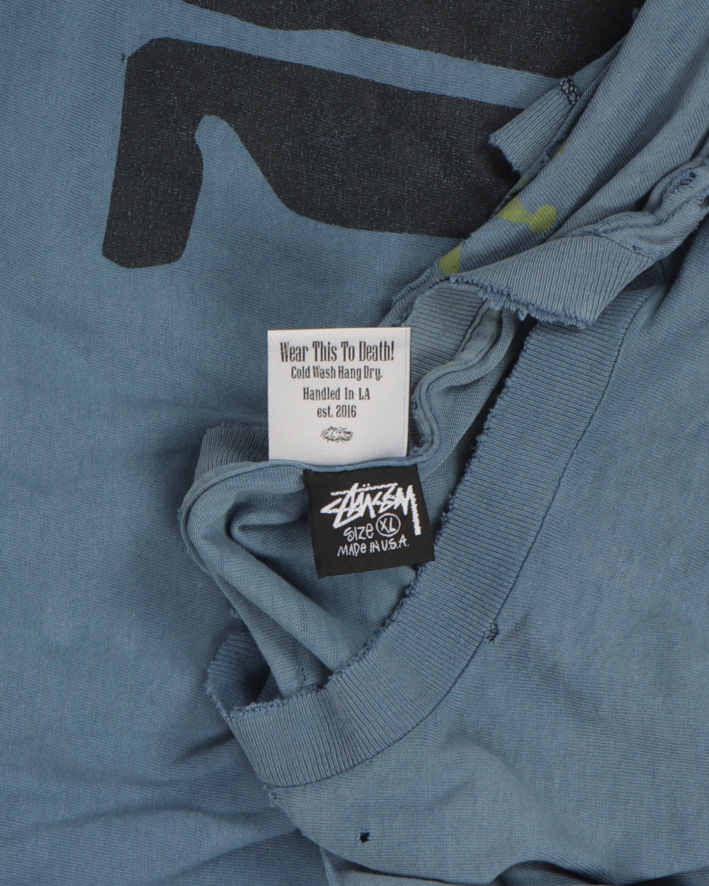 1990s Stussy "Knowledge is King!!" T-Shirt