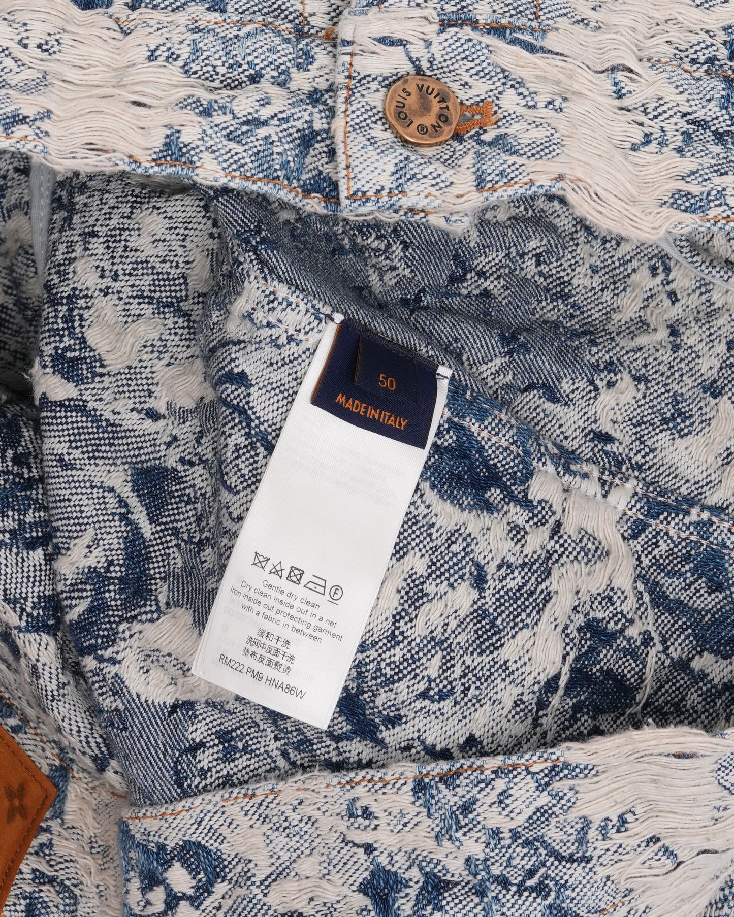 Floral Tapestry Denim Trucker Jacket