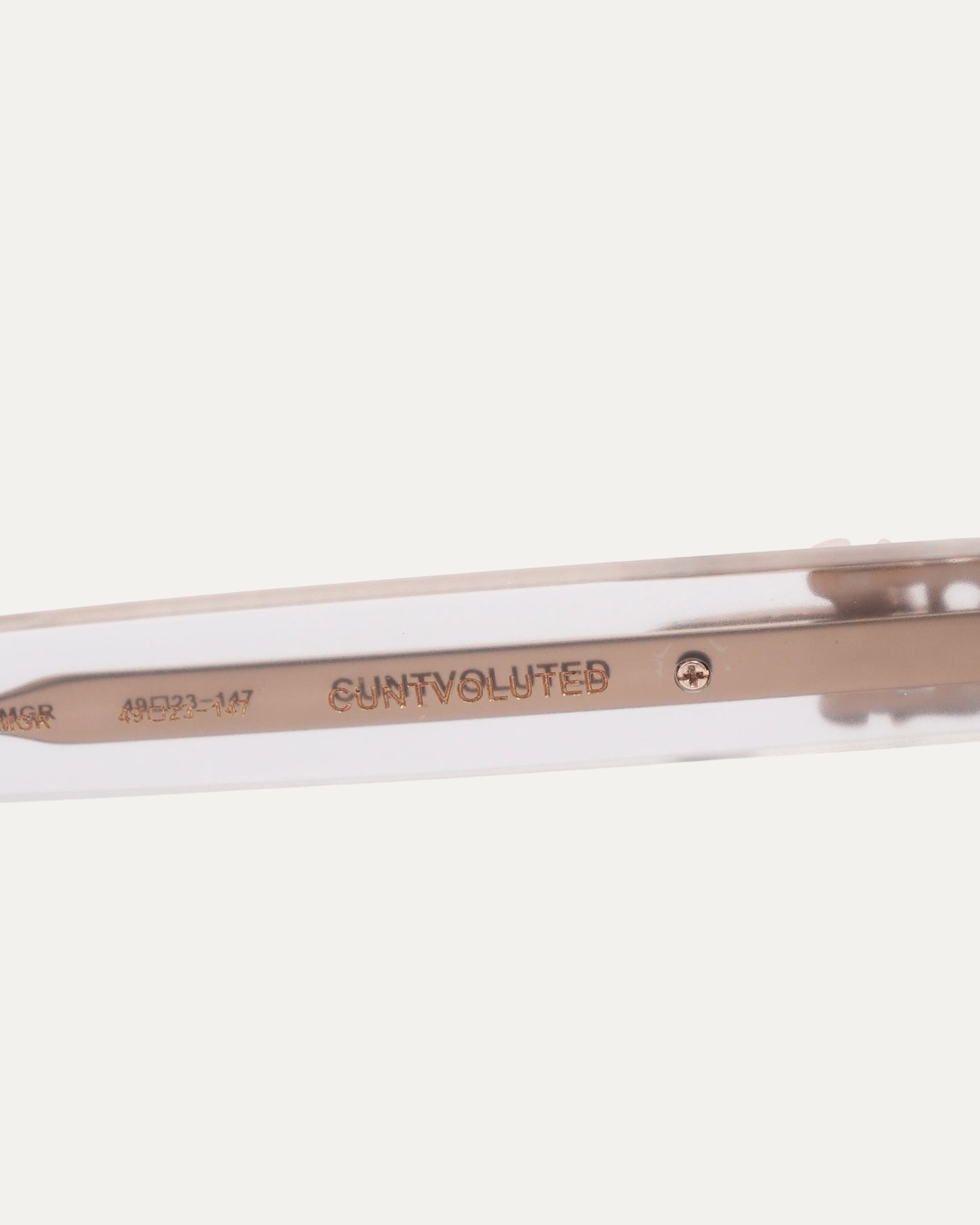 Diamond Cuntvoluted Eyeglasses