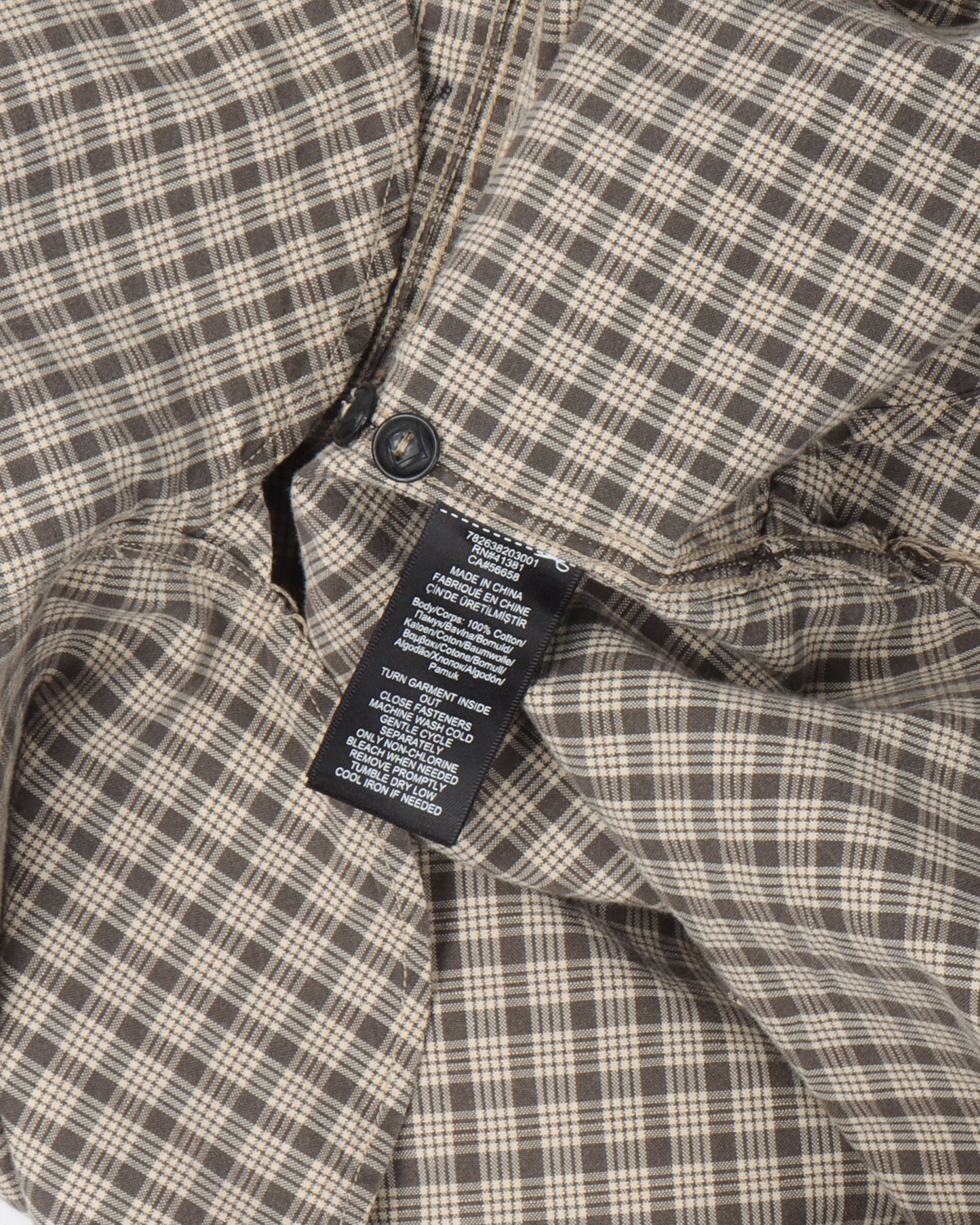 Double Pocket Plaid Shirt