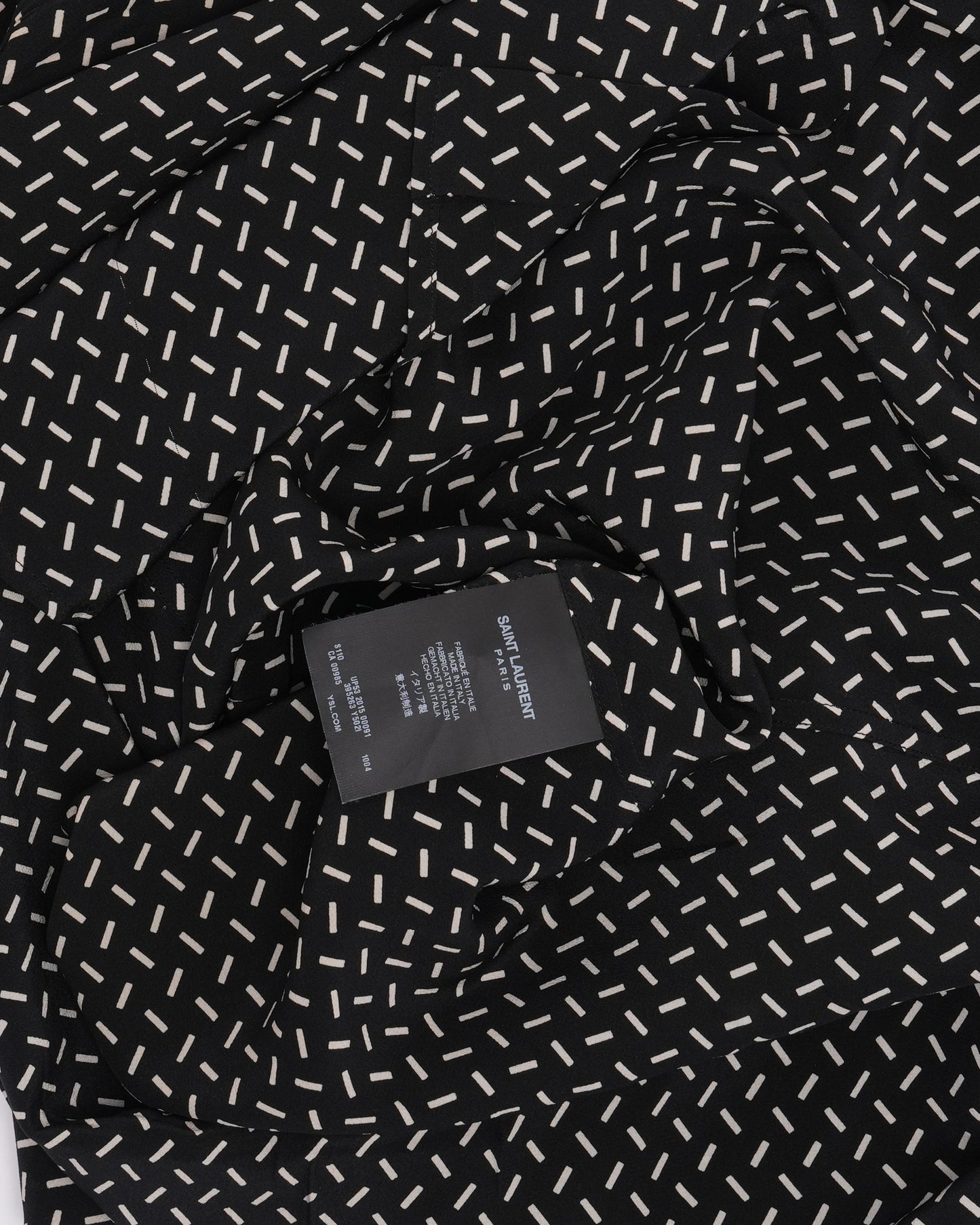 Silk Dash Print Shirt