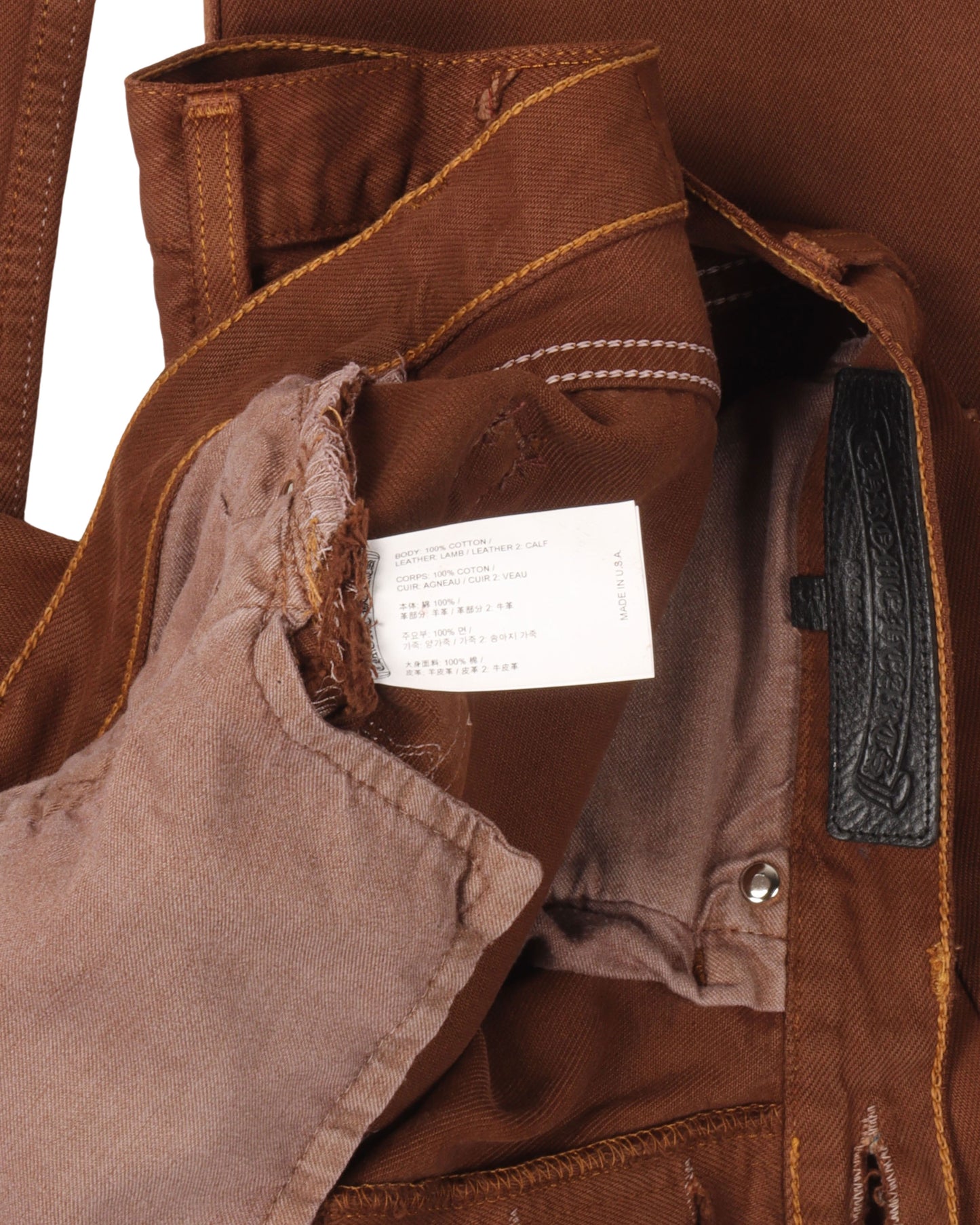 NYFW Exclusive Levi's Cross Patch Jeans