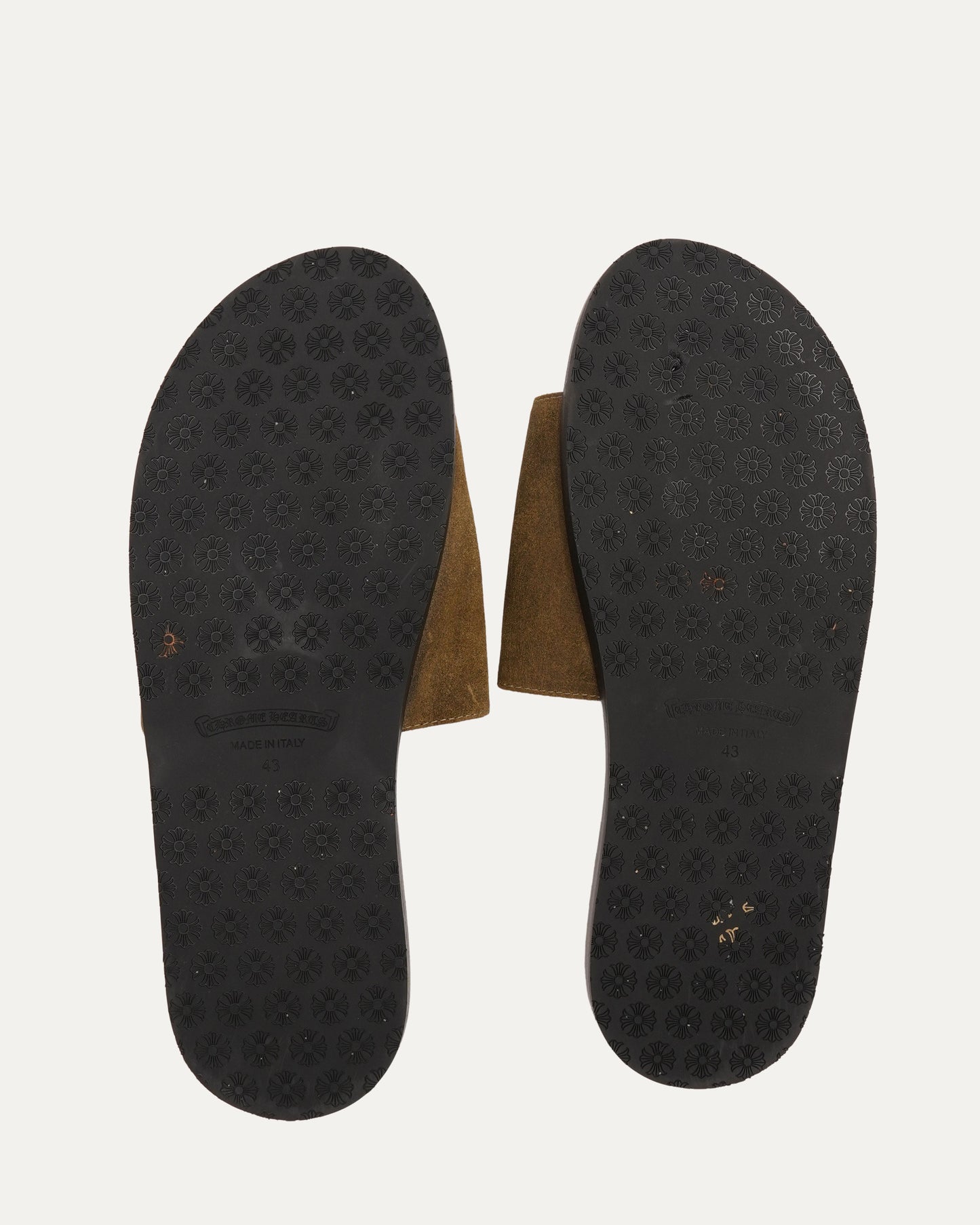 Cross Patch Leather Sandals