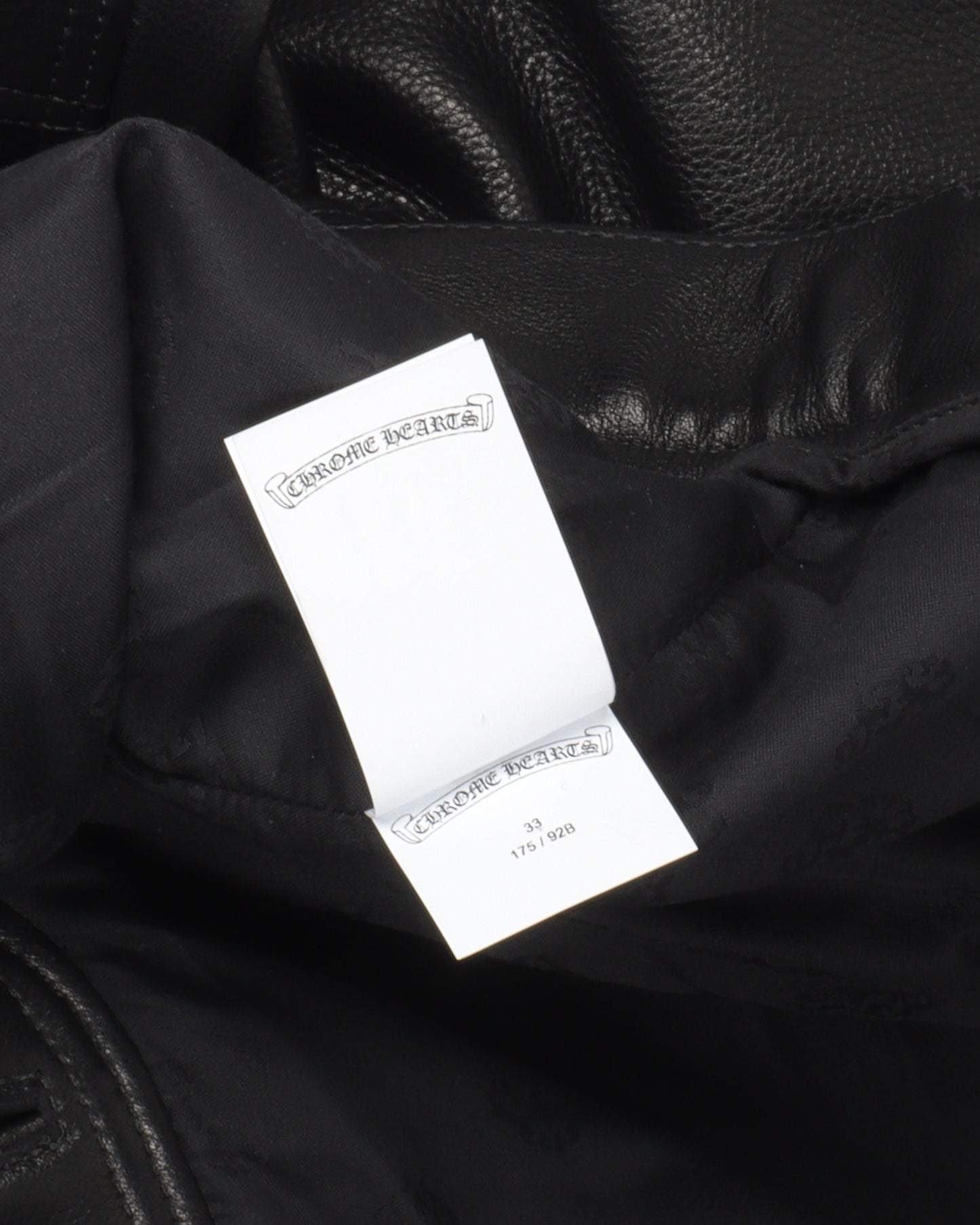 Goat Leather Fleur Knee Carpenter Pants