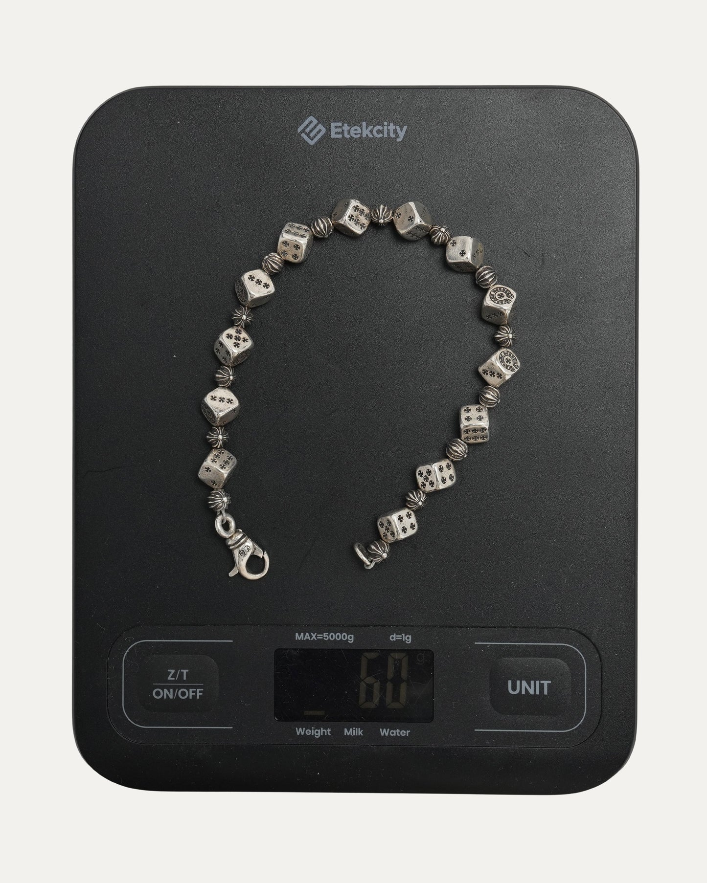 Dice and Plus Ball Bracelet