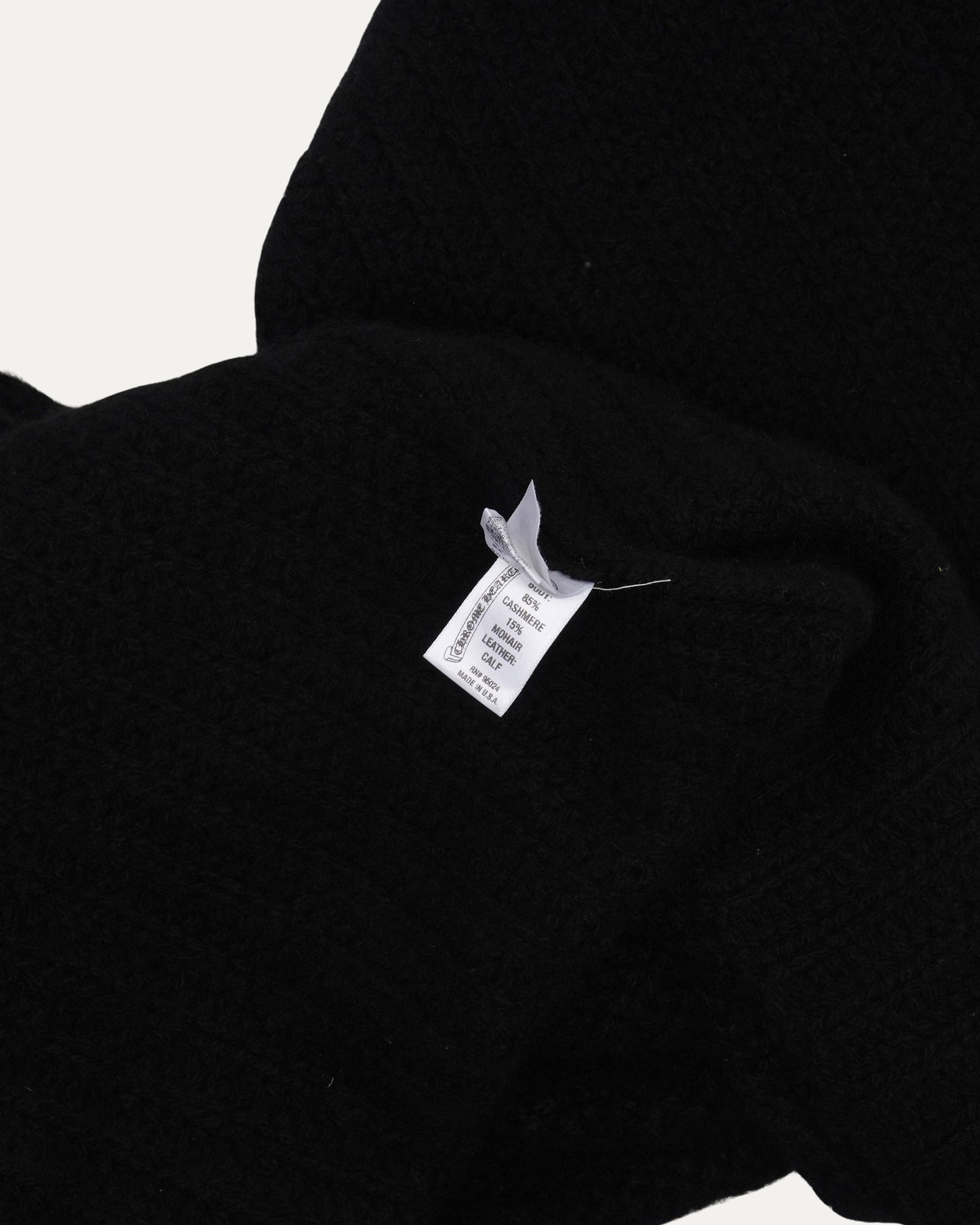 Plus Cross Patch Cashmere Cardigan Sweater