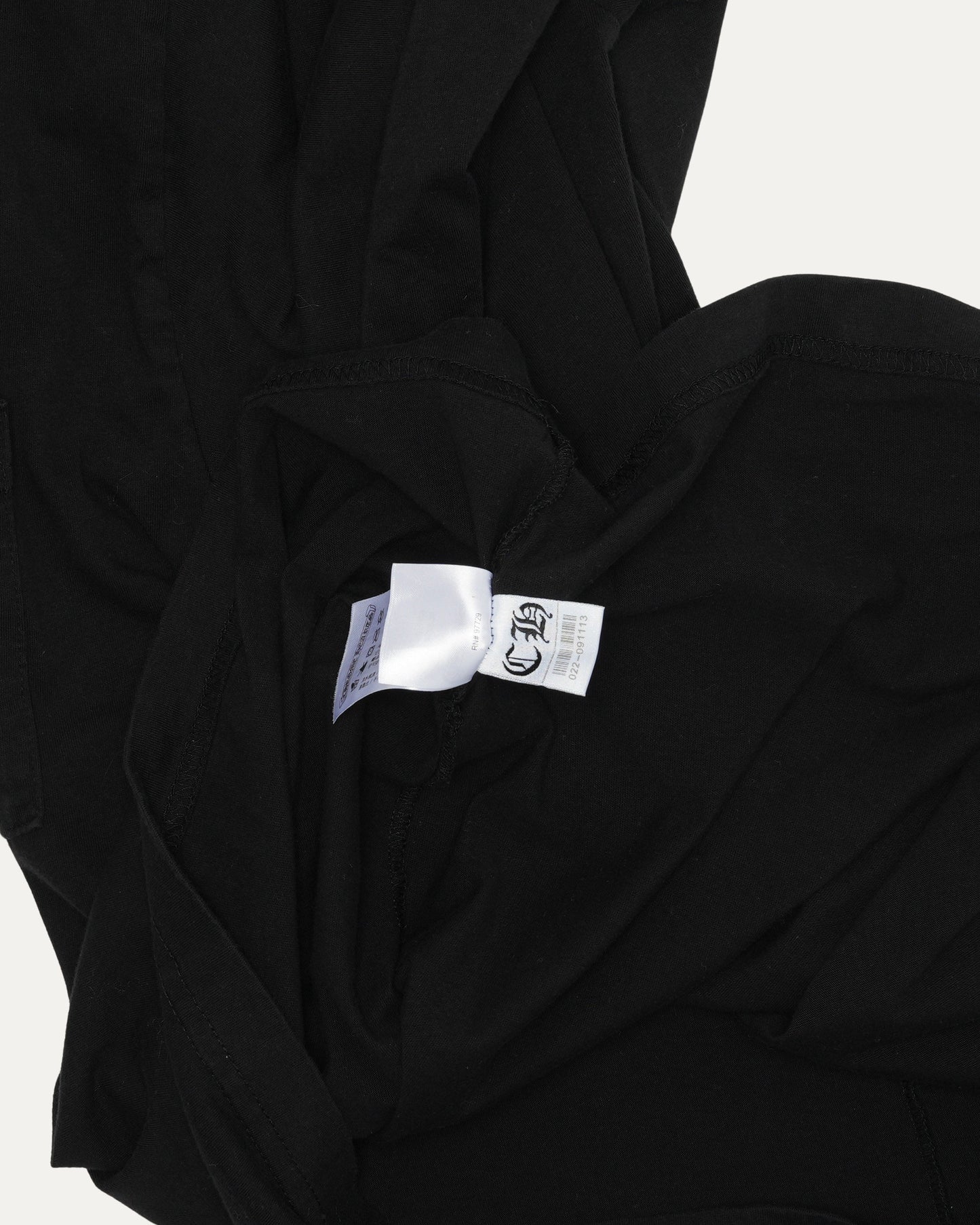 Plus Cross Long Sleeve Pocket T-Shirt