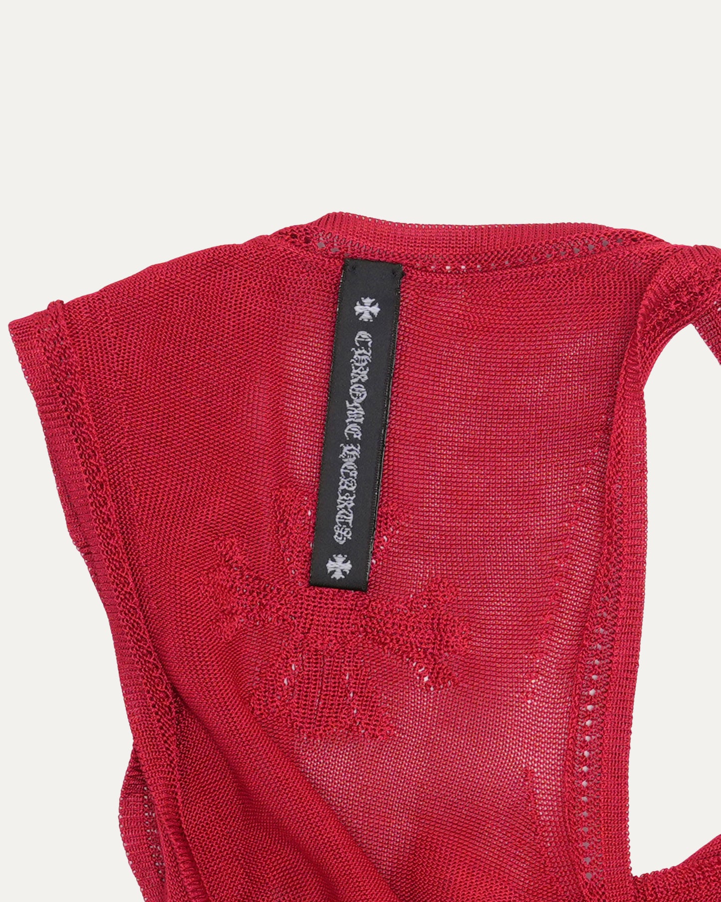 Plus Cross Sheer Tank Top
