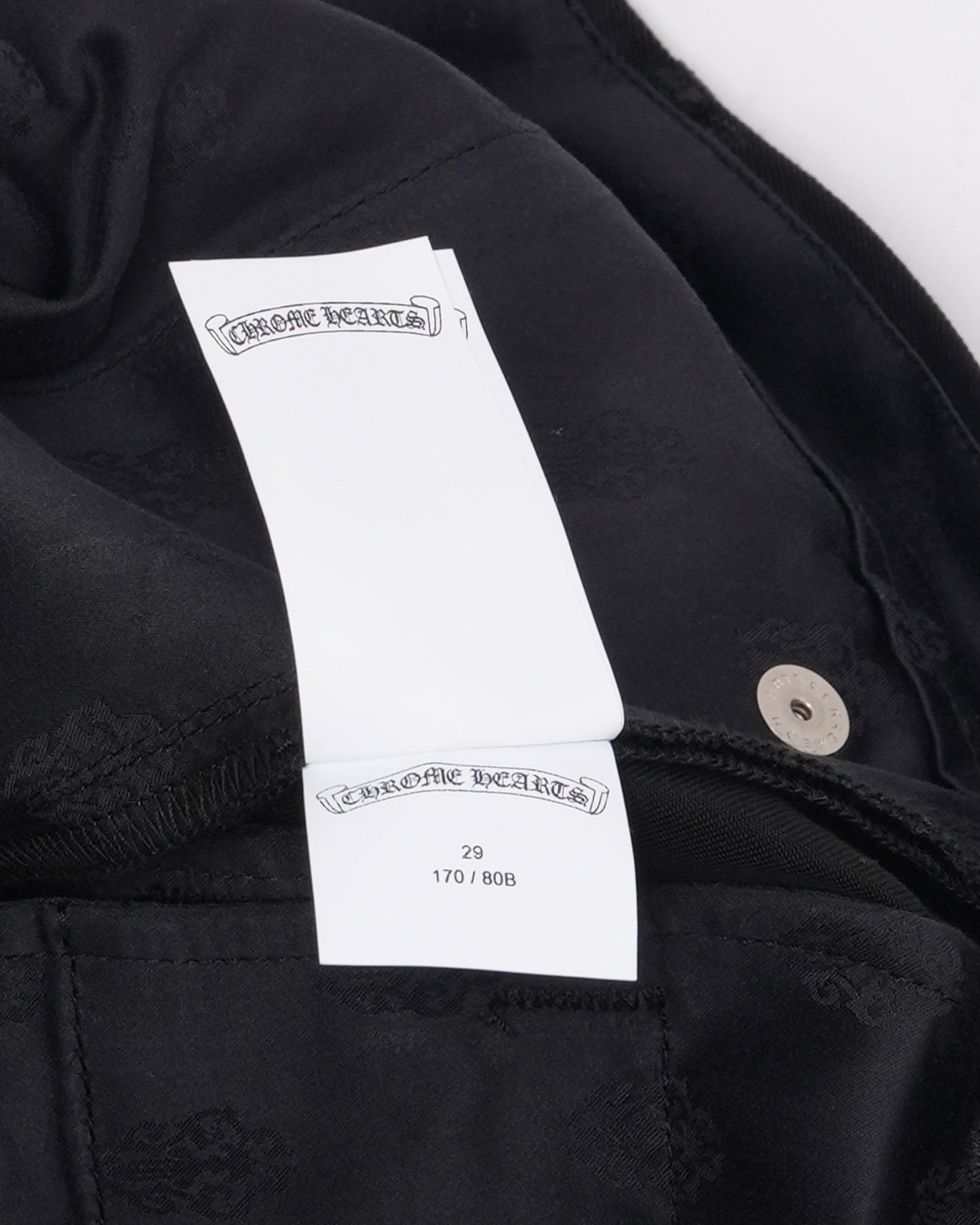 Cross Patch Flared Chino Pants