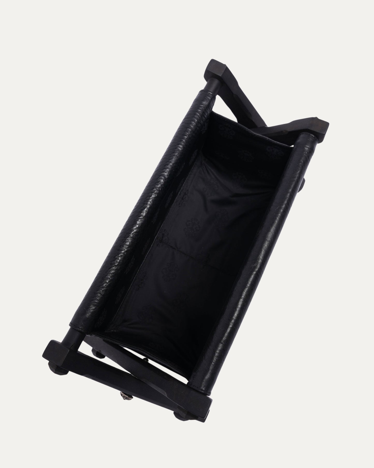 Leather Cross Patch Remote Control Holder