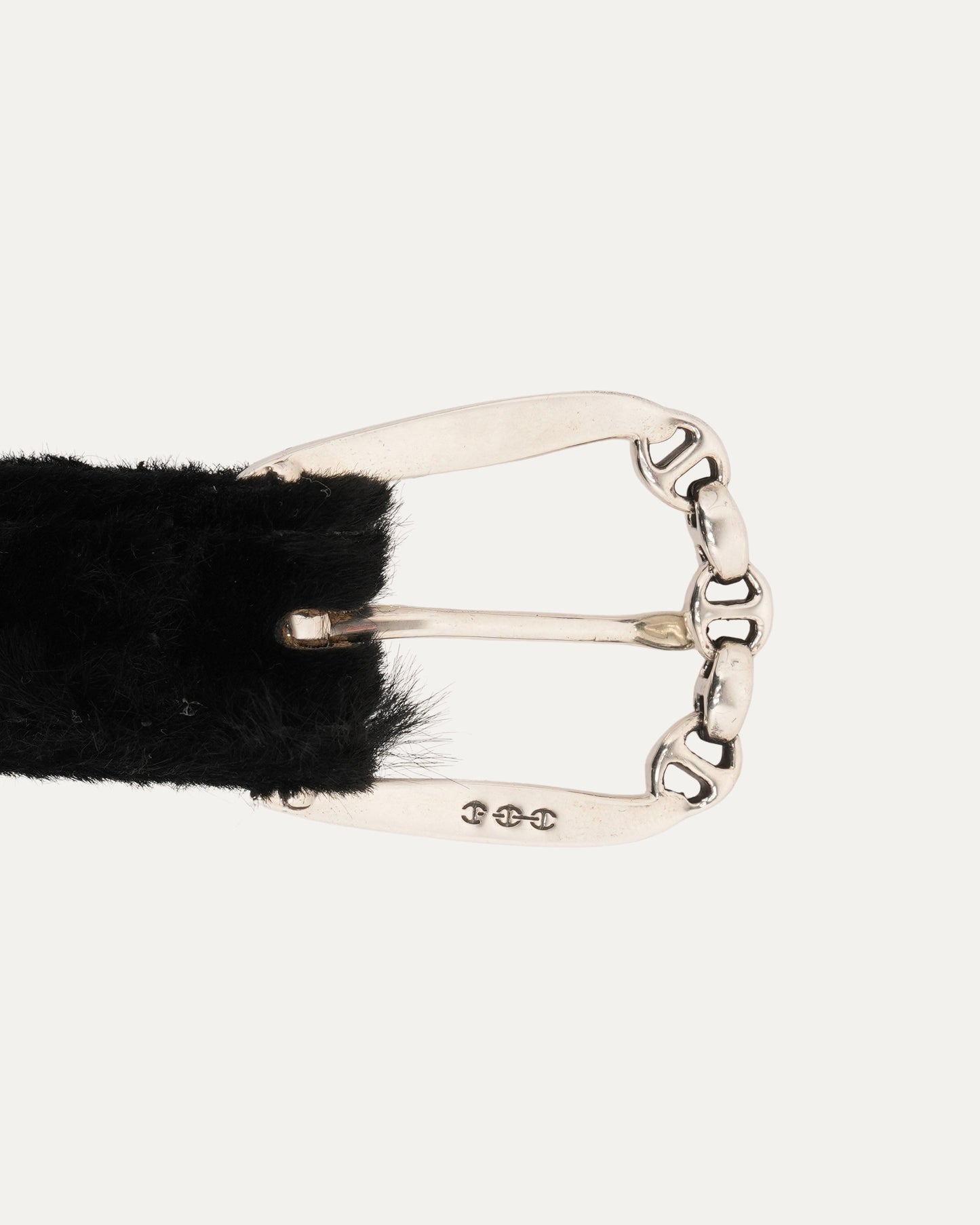 Lamb Fur Western Belt