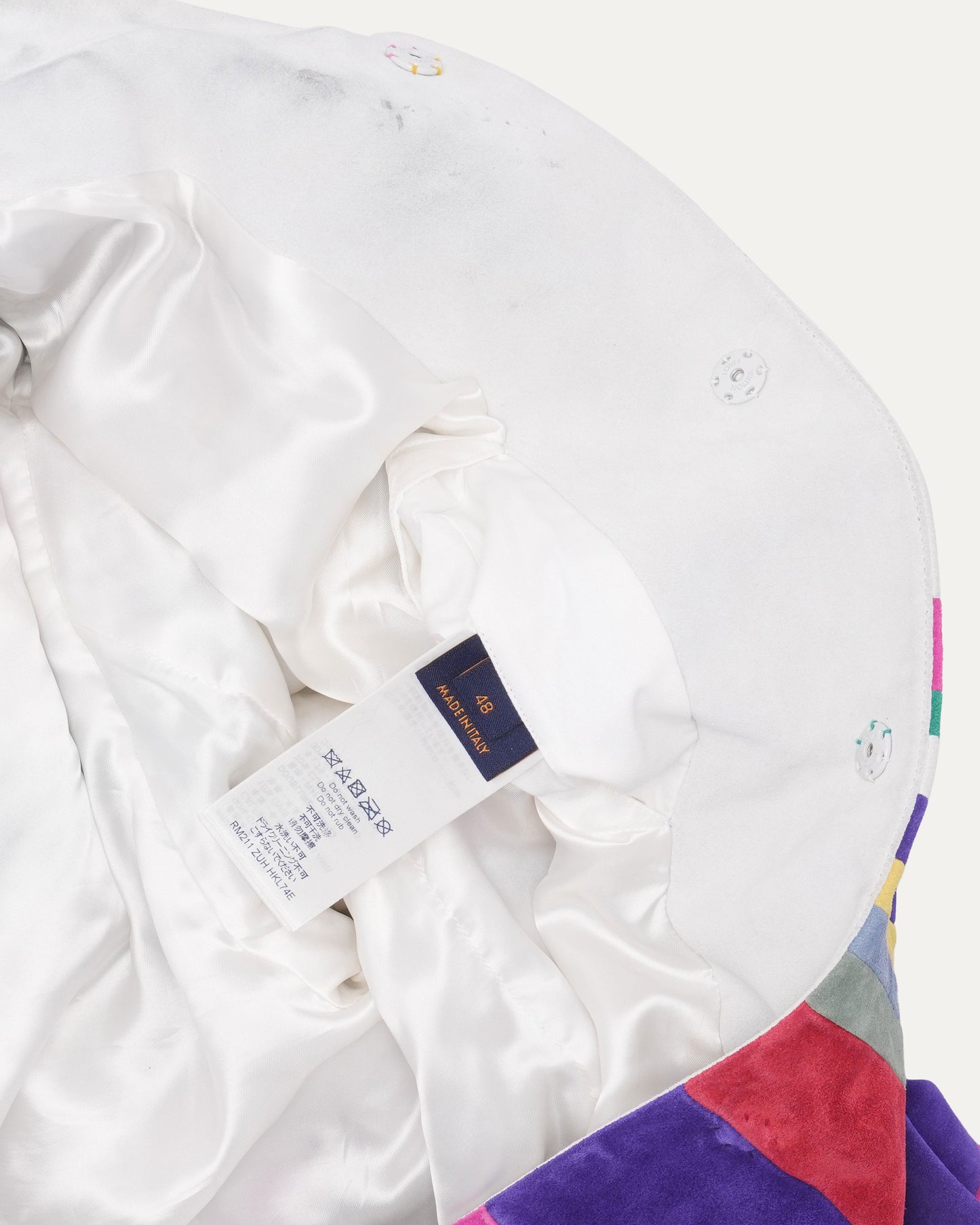 Nubuck Intarsia Admiral Jacket