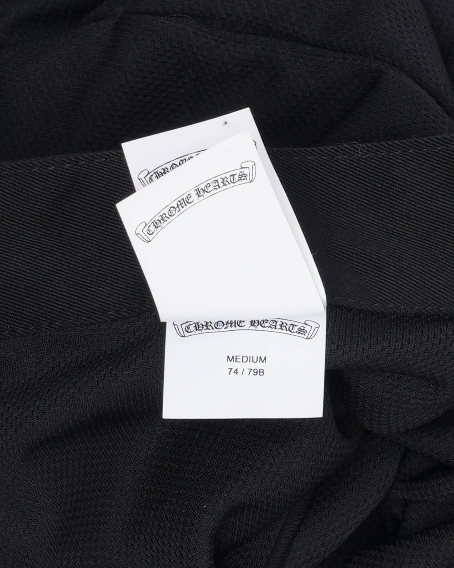 Cemetery Cross Patch Mesh Shorts