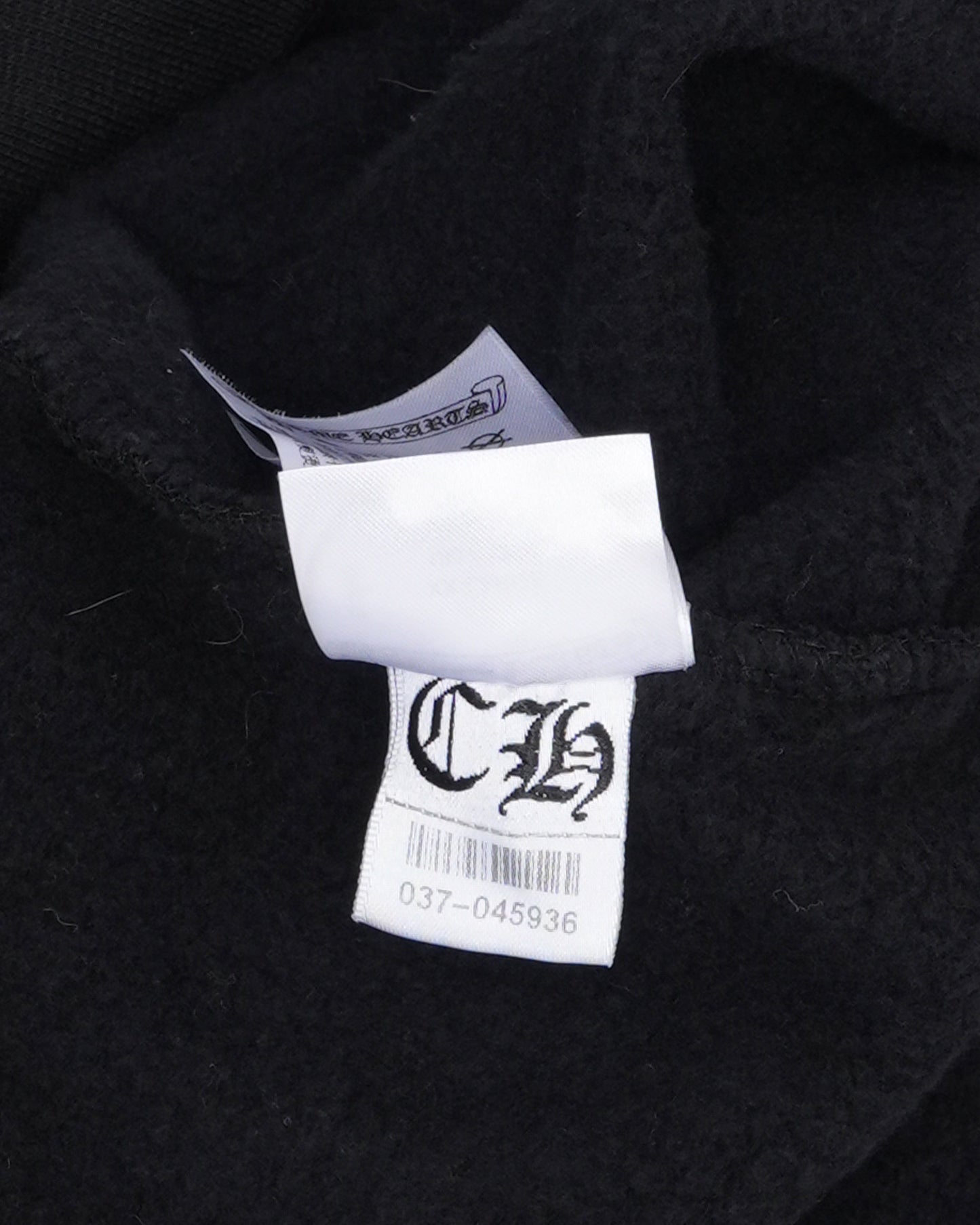 Metallic Vertical Logo Hoodie