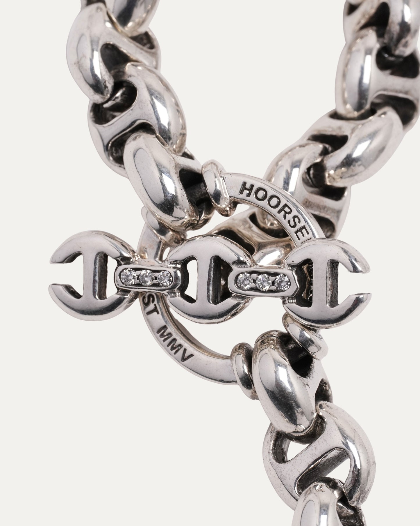10MM Open-Link Wallet Chain with Diamonds
