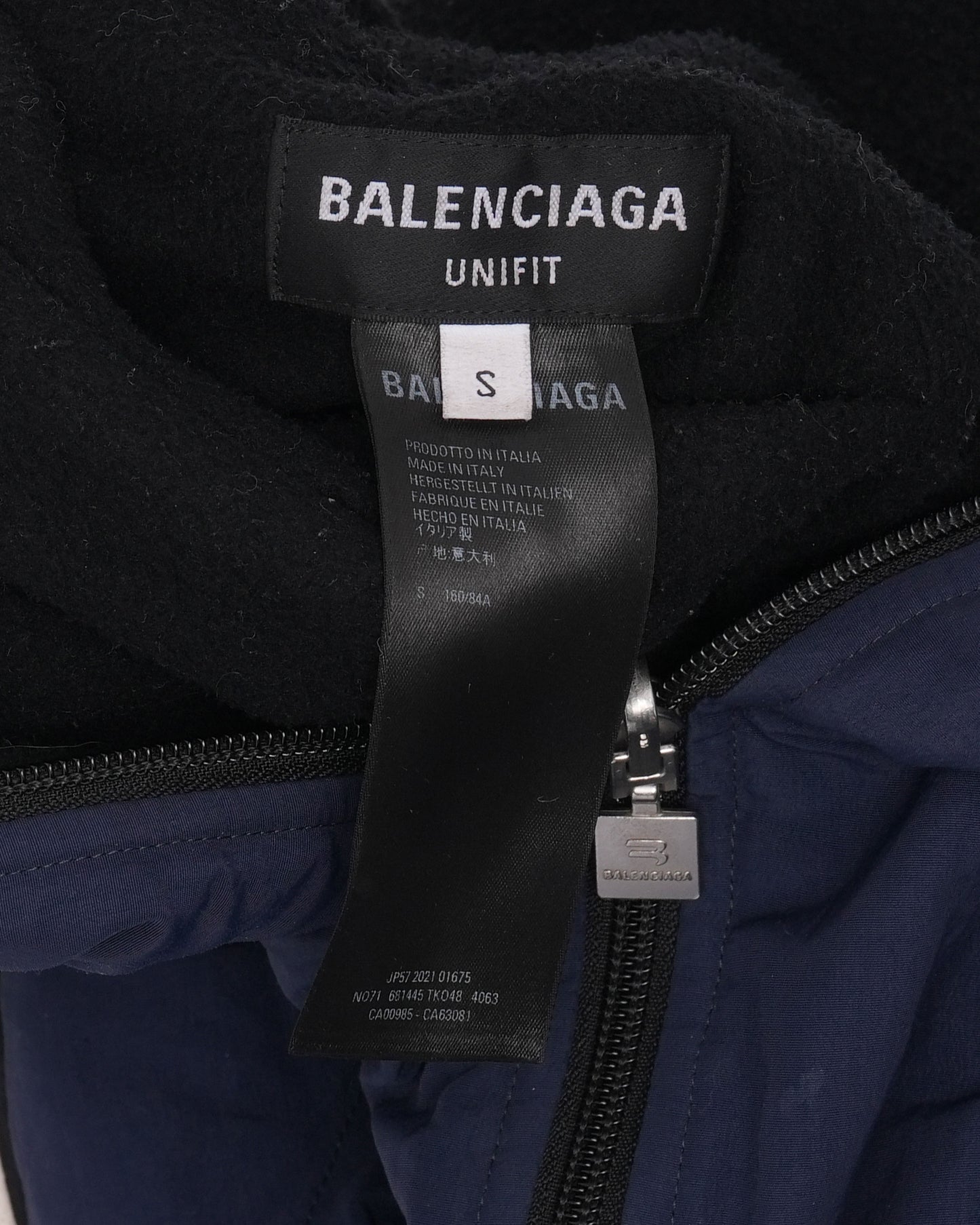 Reversible Nylon Fleece Track Jacket