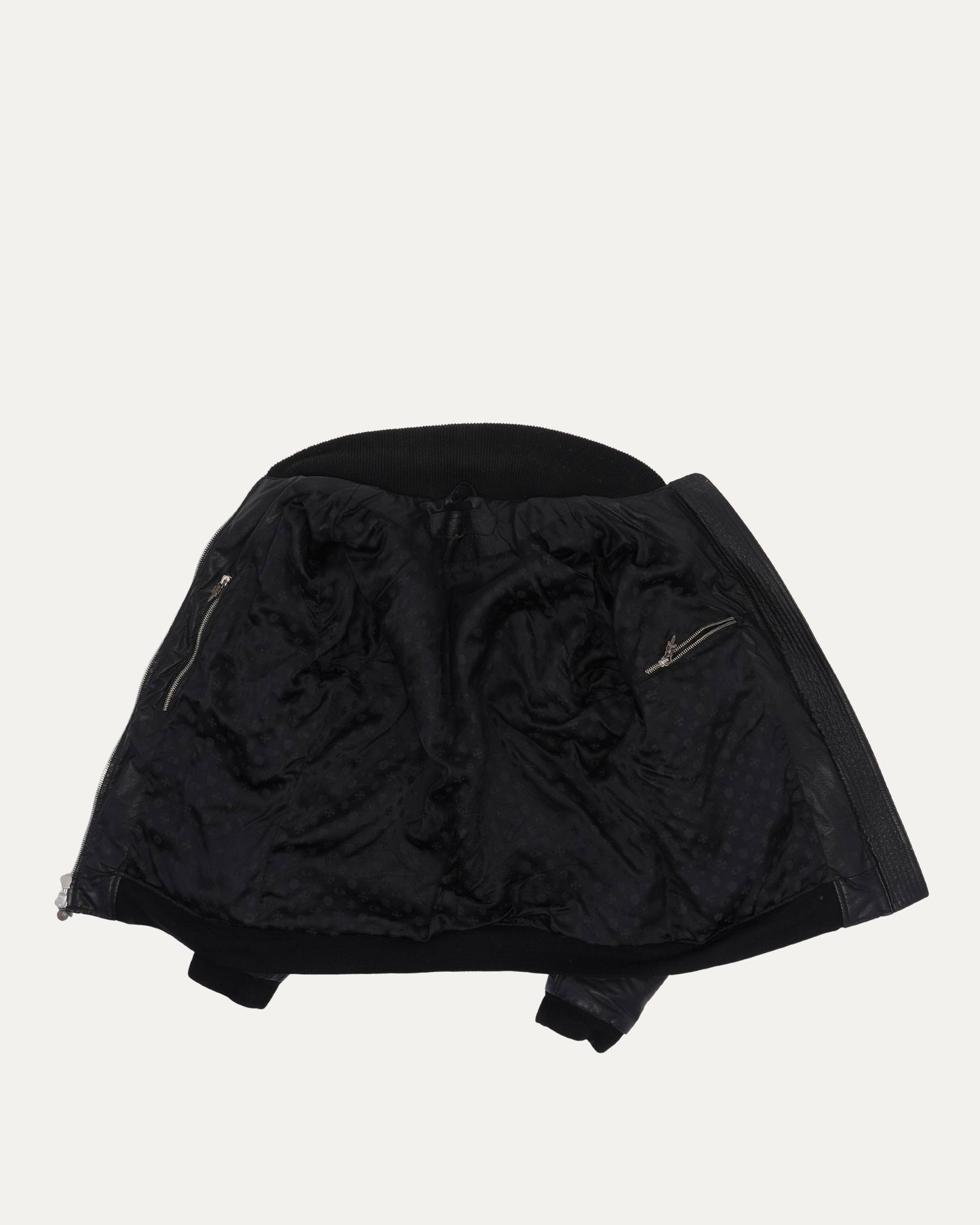 Leather MA-1 Bomber Jacket