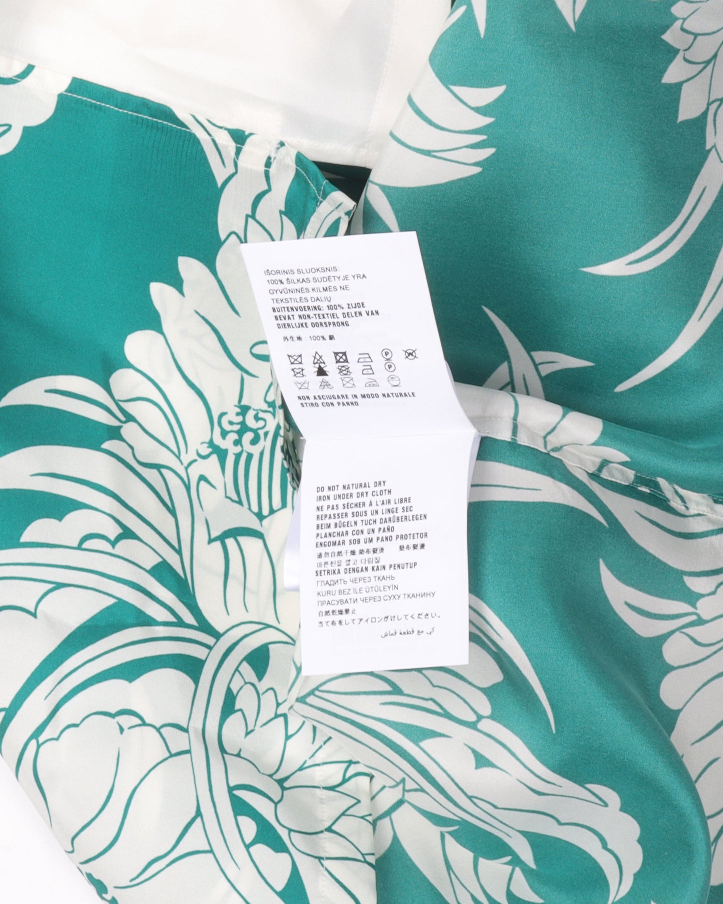 Double Match Silk Shirt