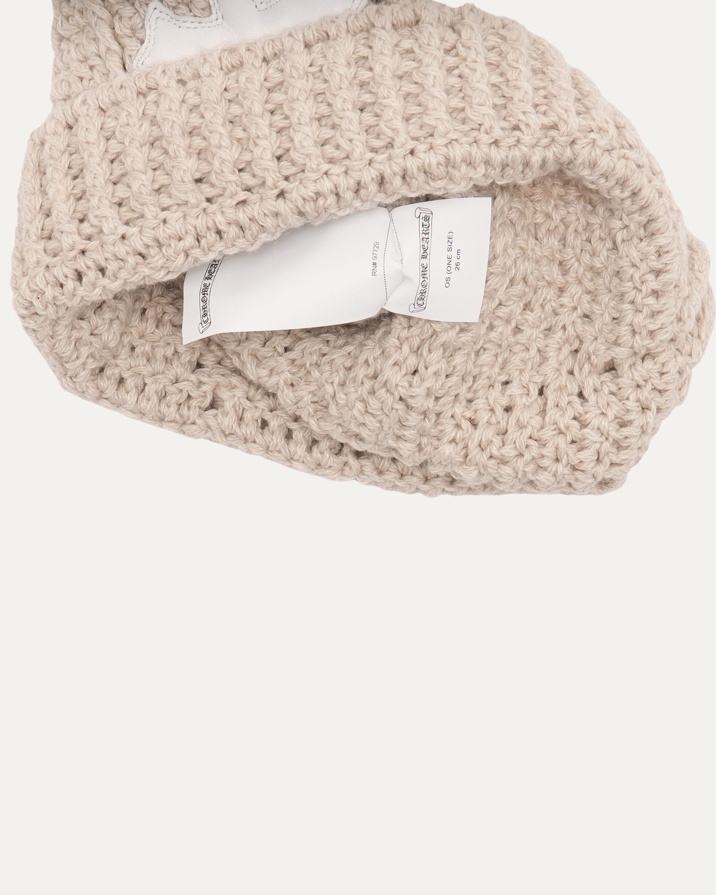 Cross Patch Cashmere Beanie