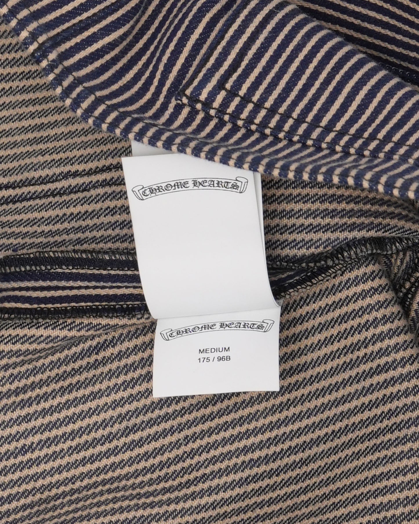 Hickory Stripe Cross Patch Chore Coat