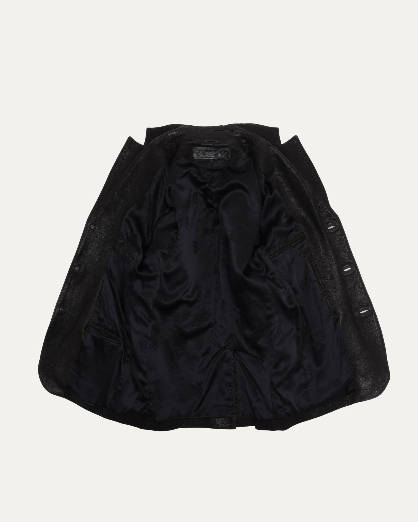 Blistered Leather Blazer